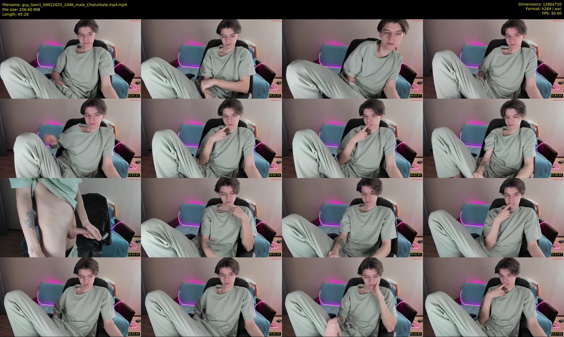 guy_liam1 — 46 minute Chaturbate male cam show recording, 720p, Feb 9, 2025
