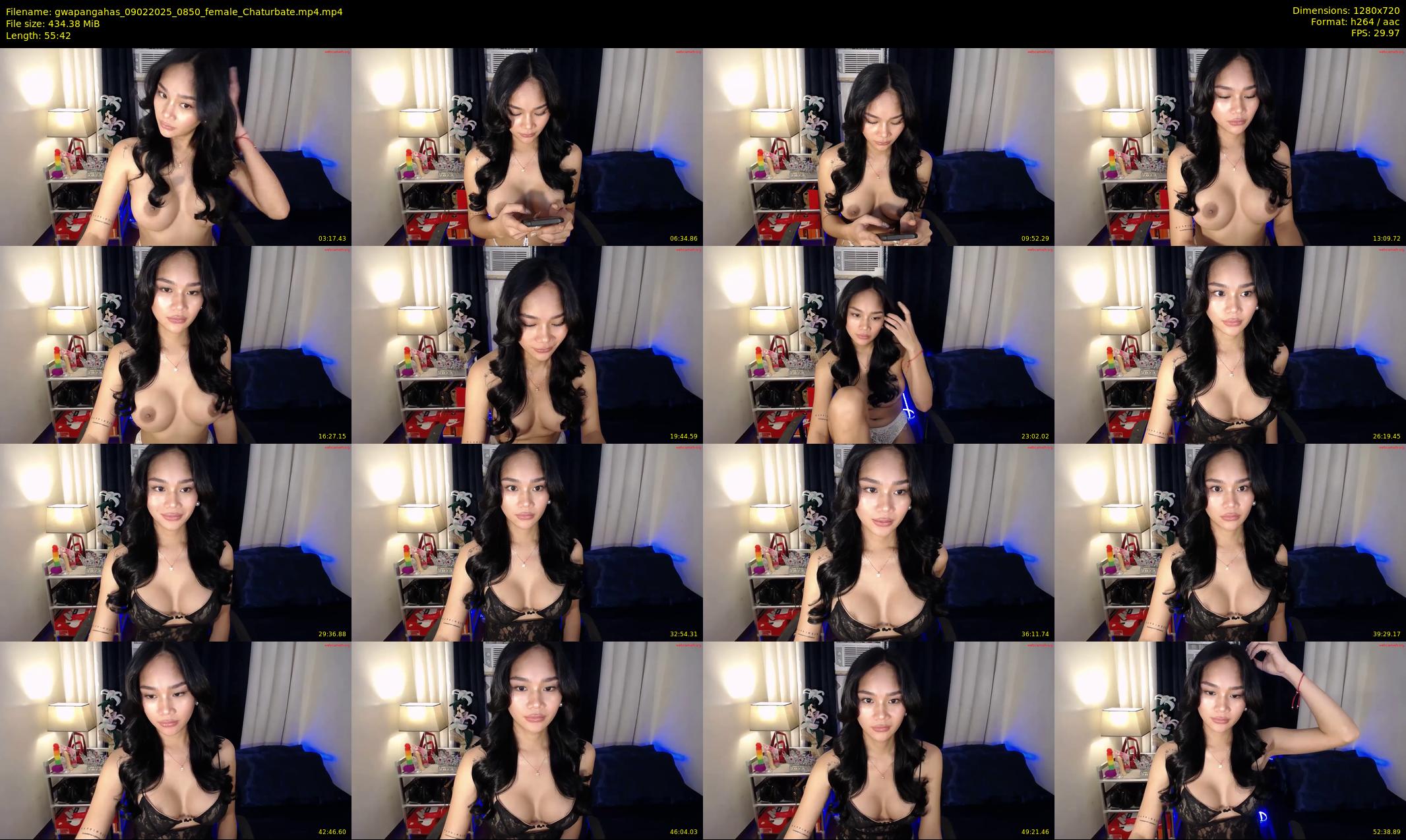 gwapangahas — 56 minute Chaturbate female cam show recording, 720p, Feb 9, 2025