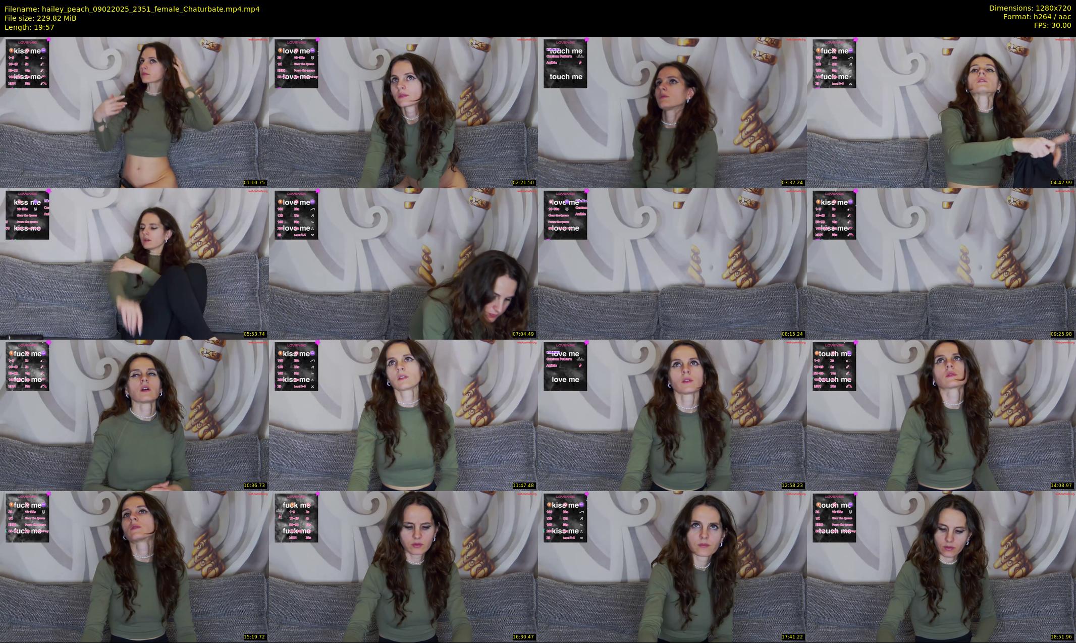 hailey_peach — 20 minute Chaturbate female cam show recording, 720p, Feb 9, 2025