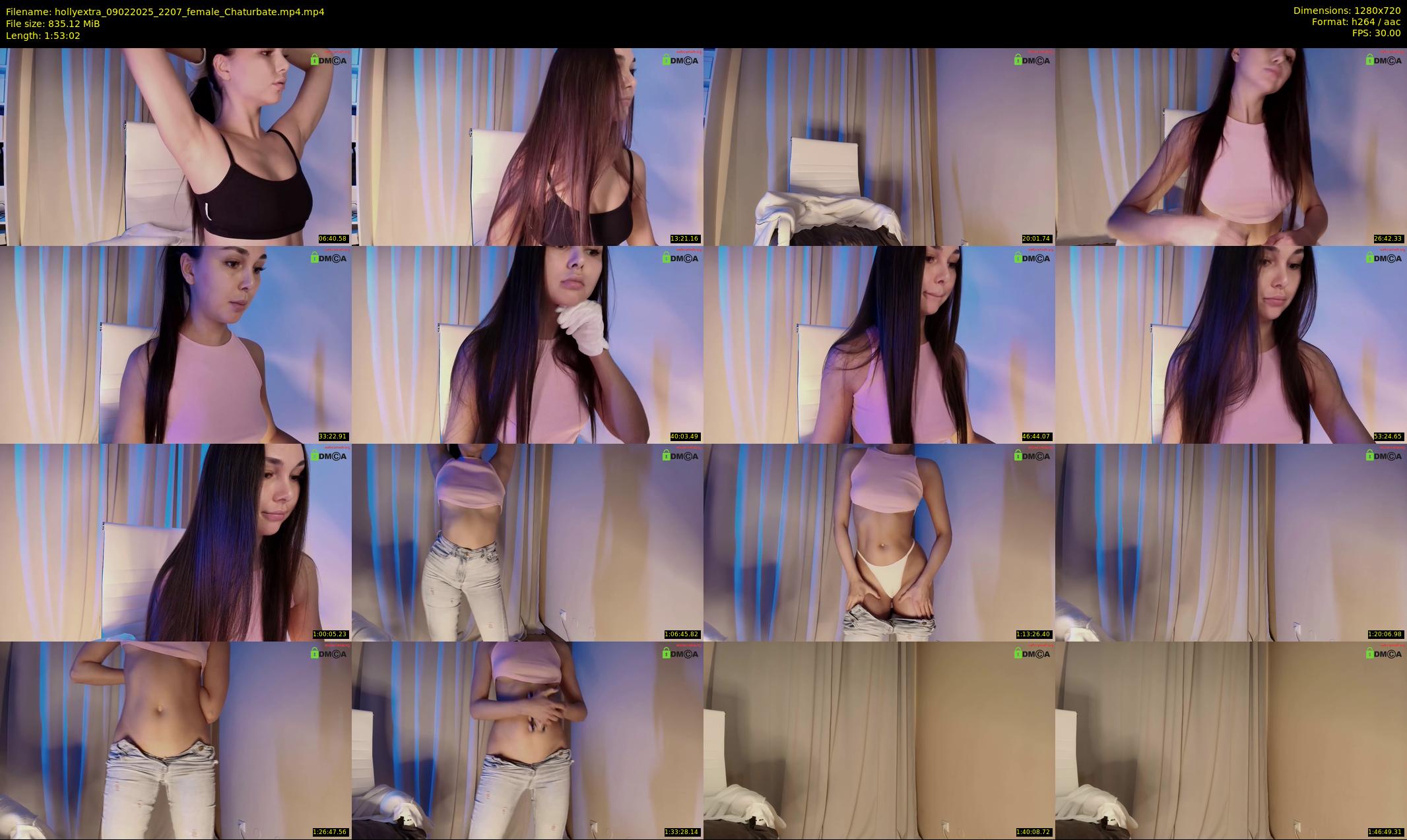 hollyextra — 114 minute Chaturbate female cam show recording, 720p, Feb 9, 2025