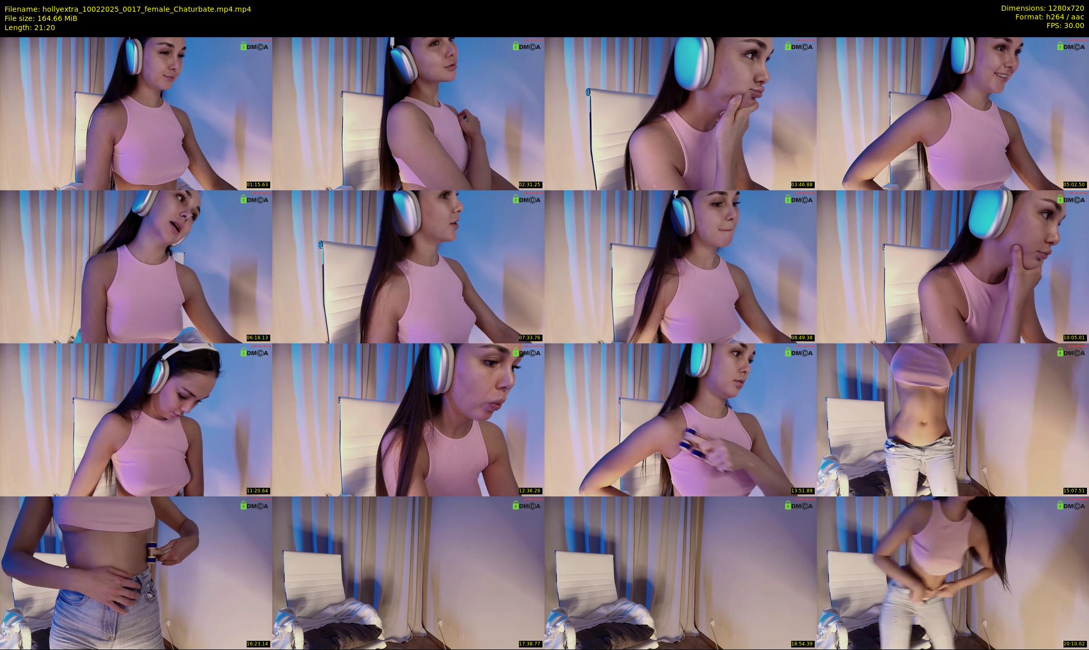 hollyextra — 22 minute Chaturbate female cam show recording, 720p, Feb 10, 2025