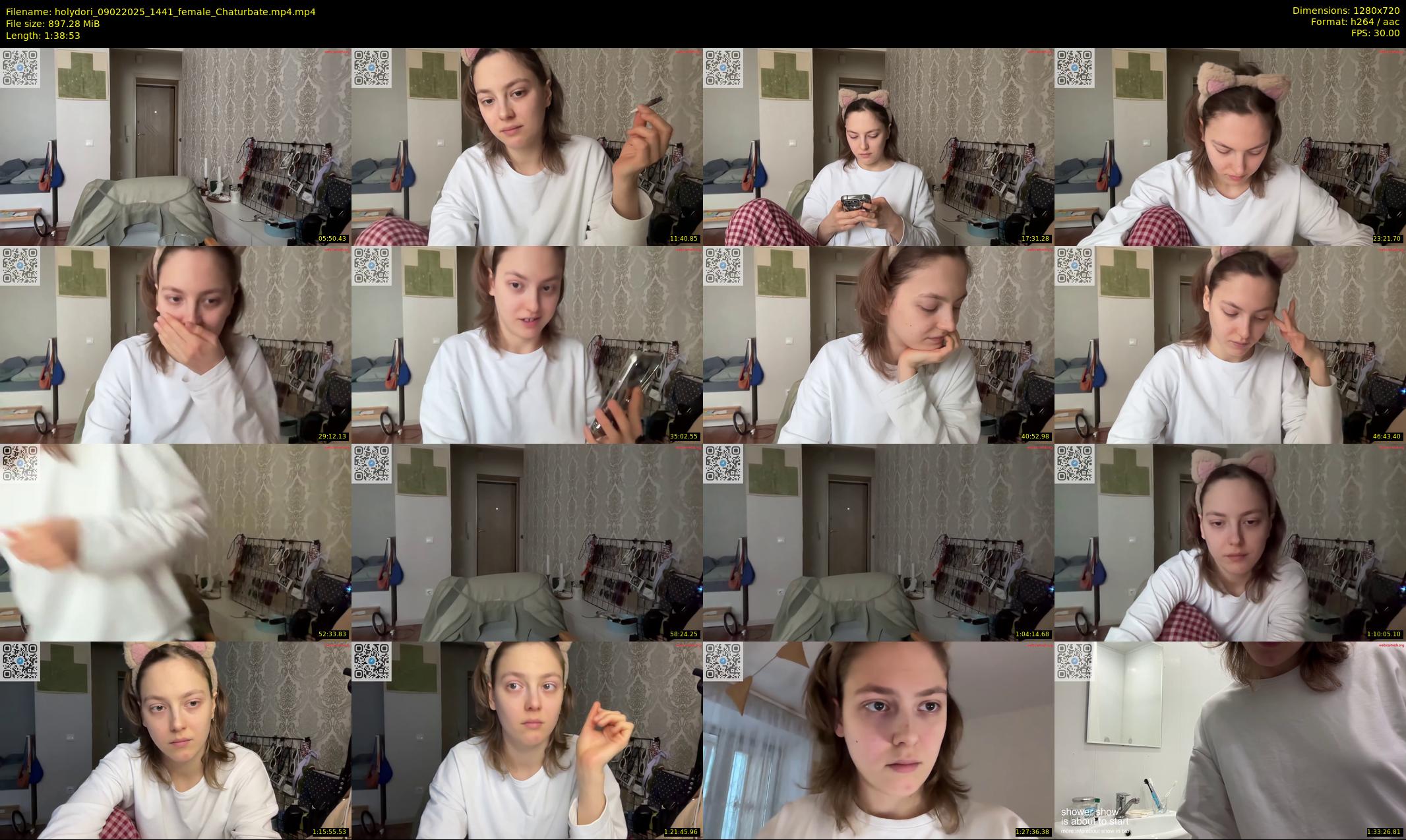 holydori — 99 minute Chaturbate female cam show recording, 720p, Feb 9, 2025