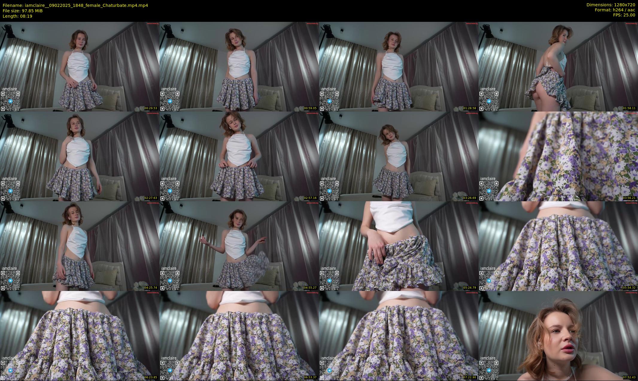 iamclaire_ — 9 minute Chaturbate female cam show recording, 720p, Feb 9, 2025