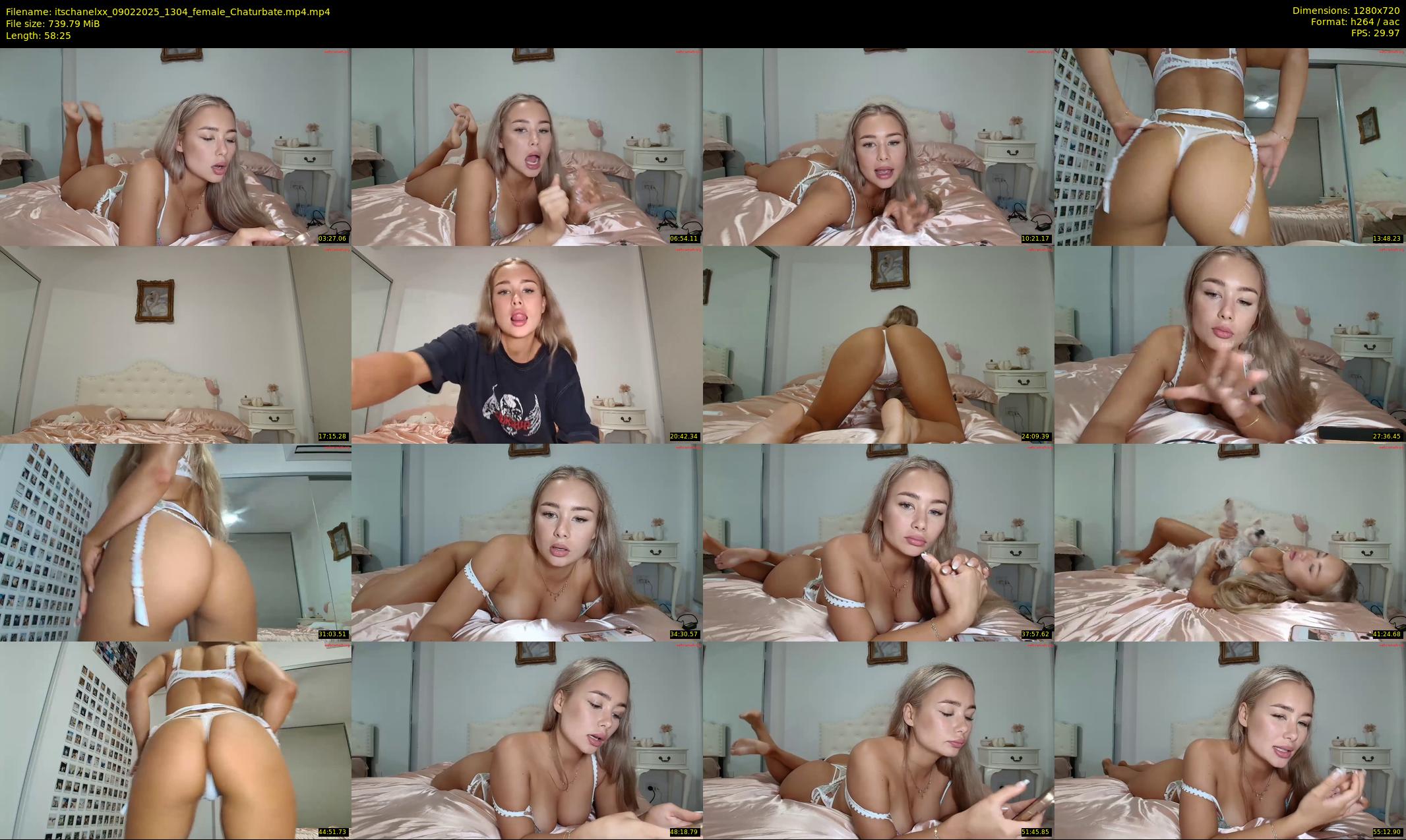 itschanelxx — 59 minute Chaturbate female cam show recording, 720p, Feb 9, 2025