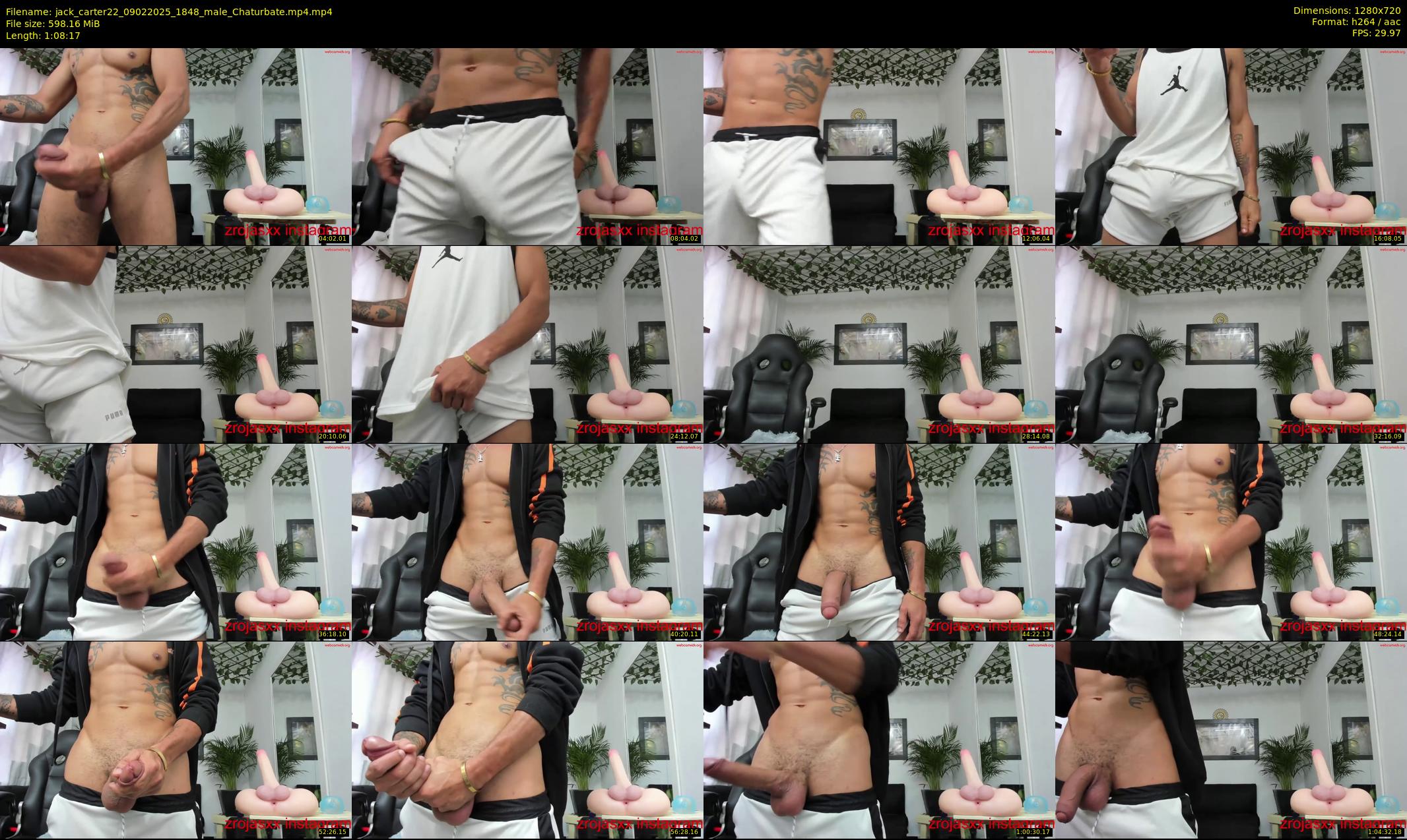 jack_carter22 — 69 minute Chaturbate male cam show recording, 720p, Feb 9, 2025