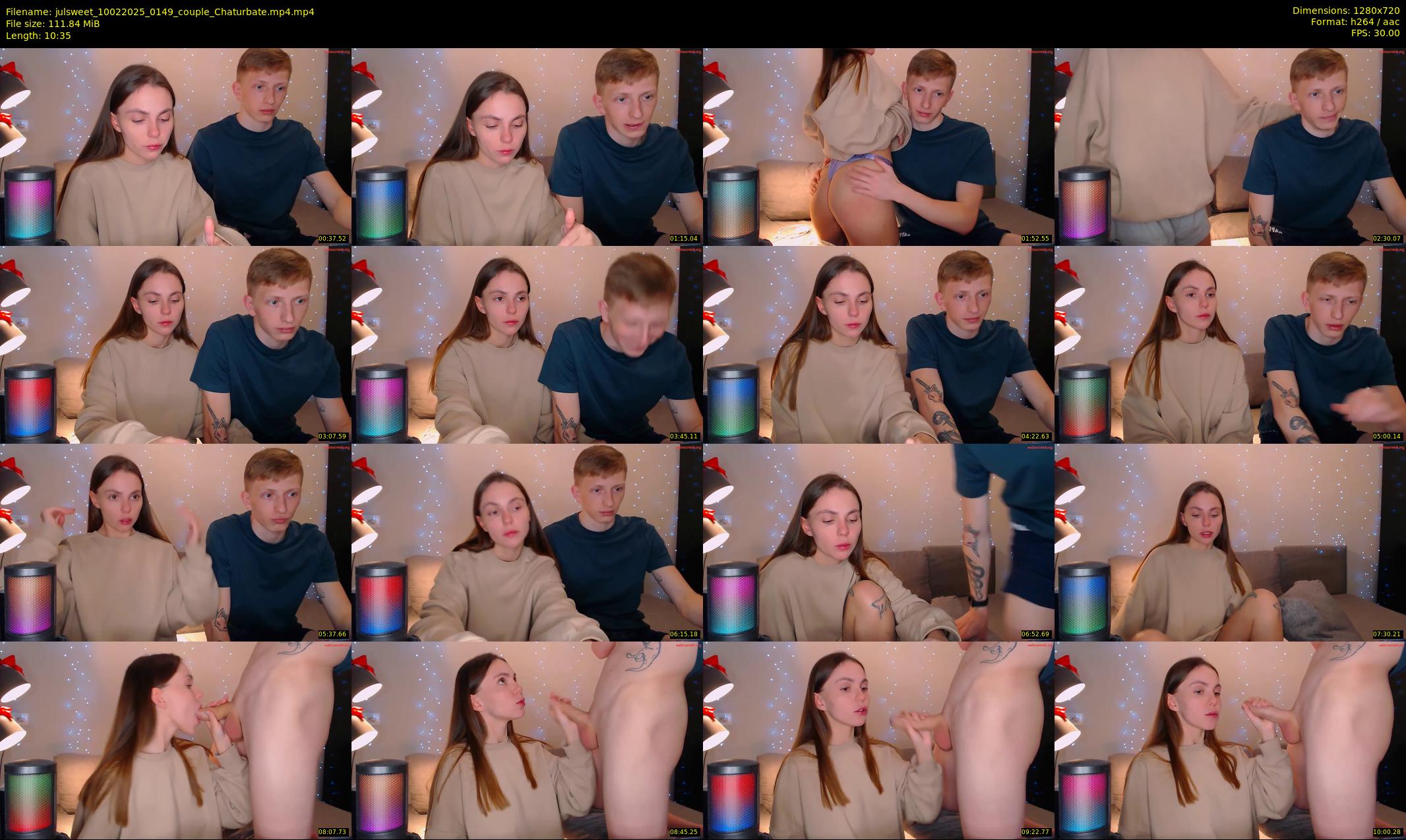 julsweet — 11 minute Chaturbate male cam show recording, 720p, Feb 10, 2025
