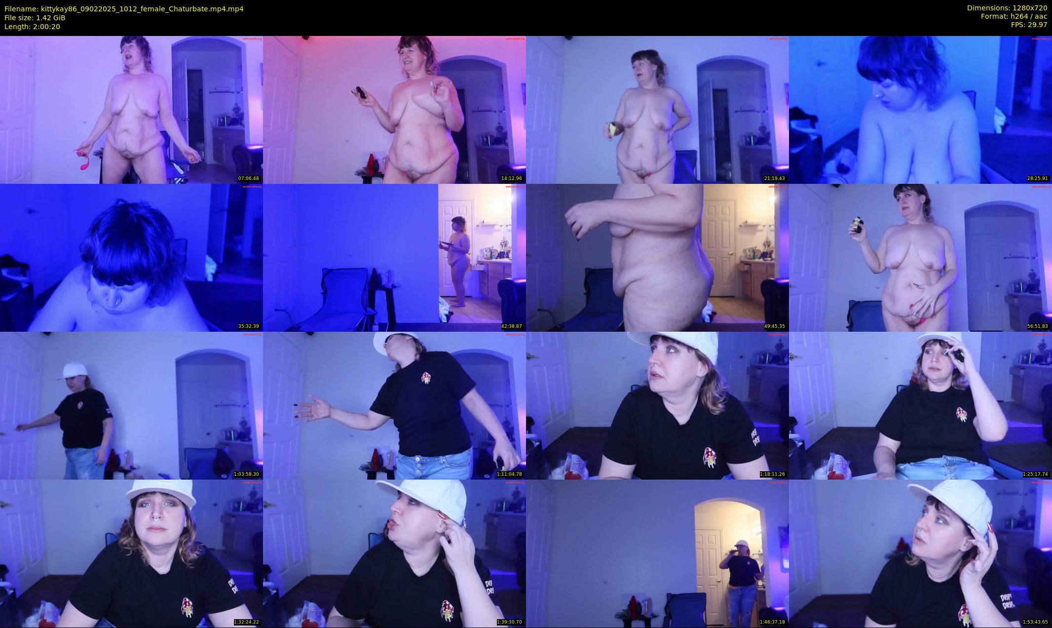 kittykay86 — 121 minute Chaturbate female cam show recording, 720p, Feb 9, 2025