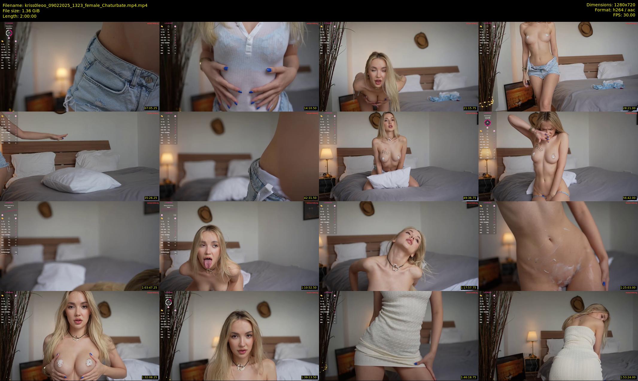 kriss0leoo — 120 minute Chaturbate couple cam show recording, 720p, Feb 9, 2025
