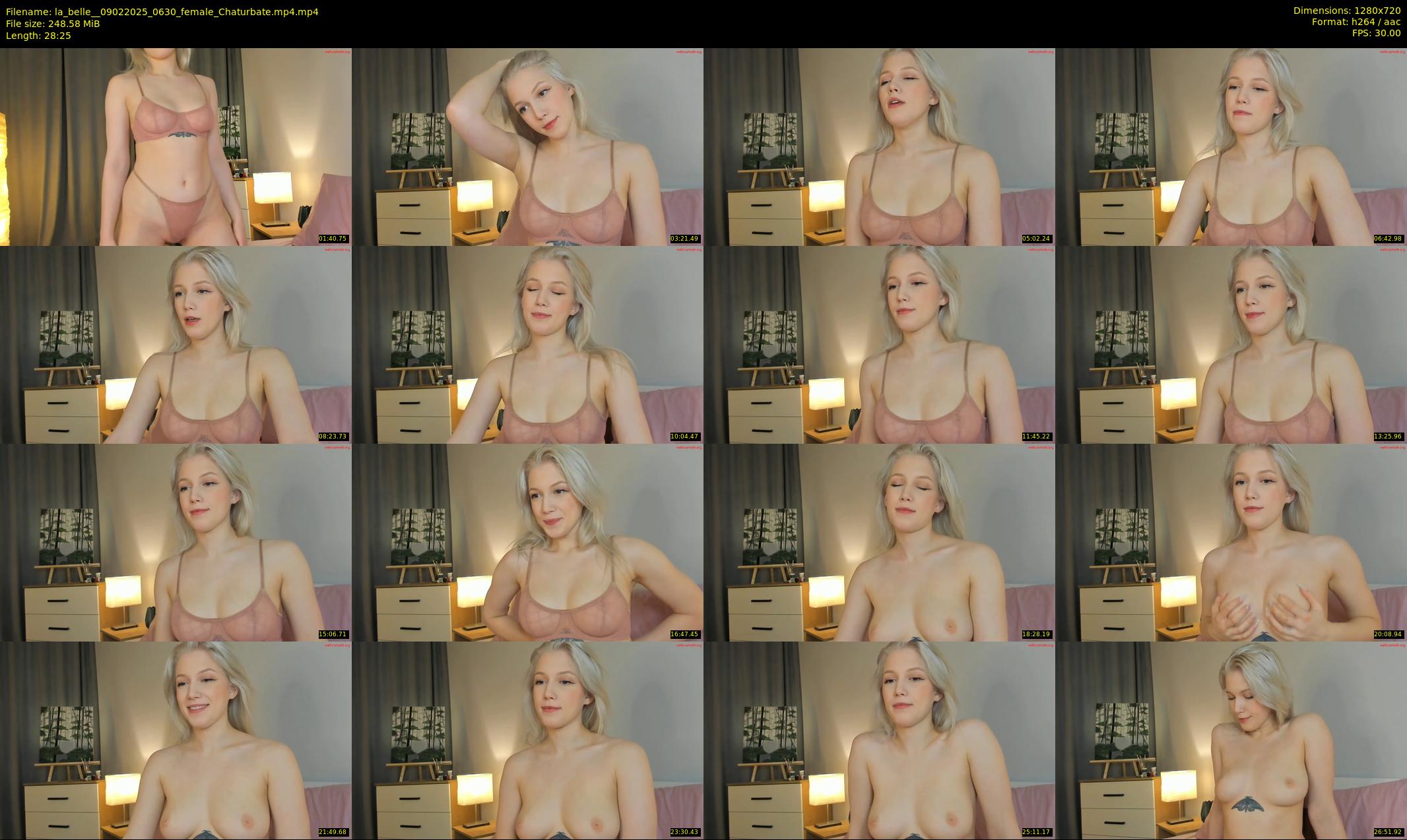 la_belle_ — 29 minute Chaturbate female cam show recording, 720p, Feb 9, 2025