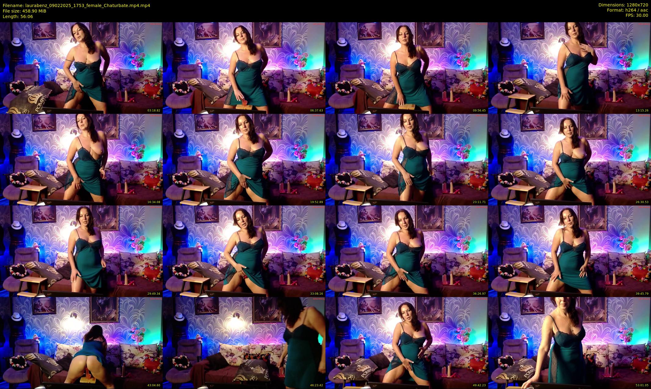 laurabenz — 57 minute Chaturbate female cam show recording, 720p, Feb 9, 2025