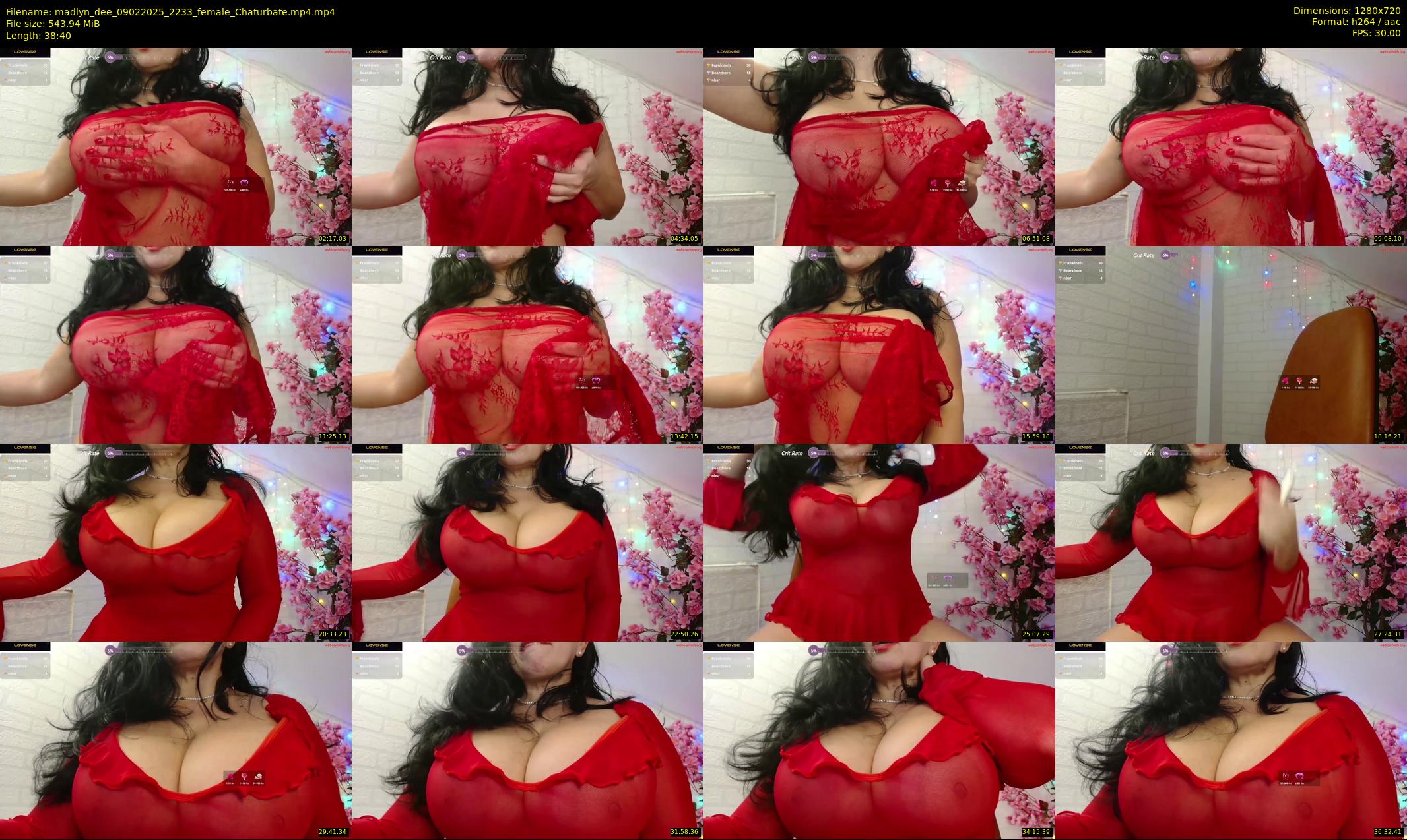 madlyn_dee — 39 minute Chaturbate female cam show recording, 720p, Feb 9, 2025