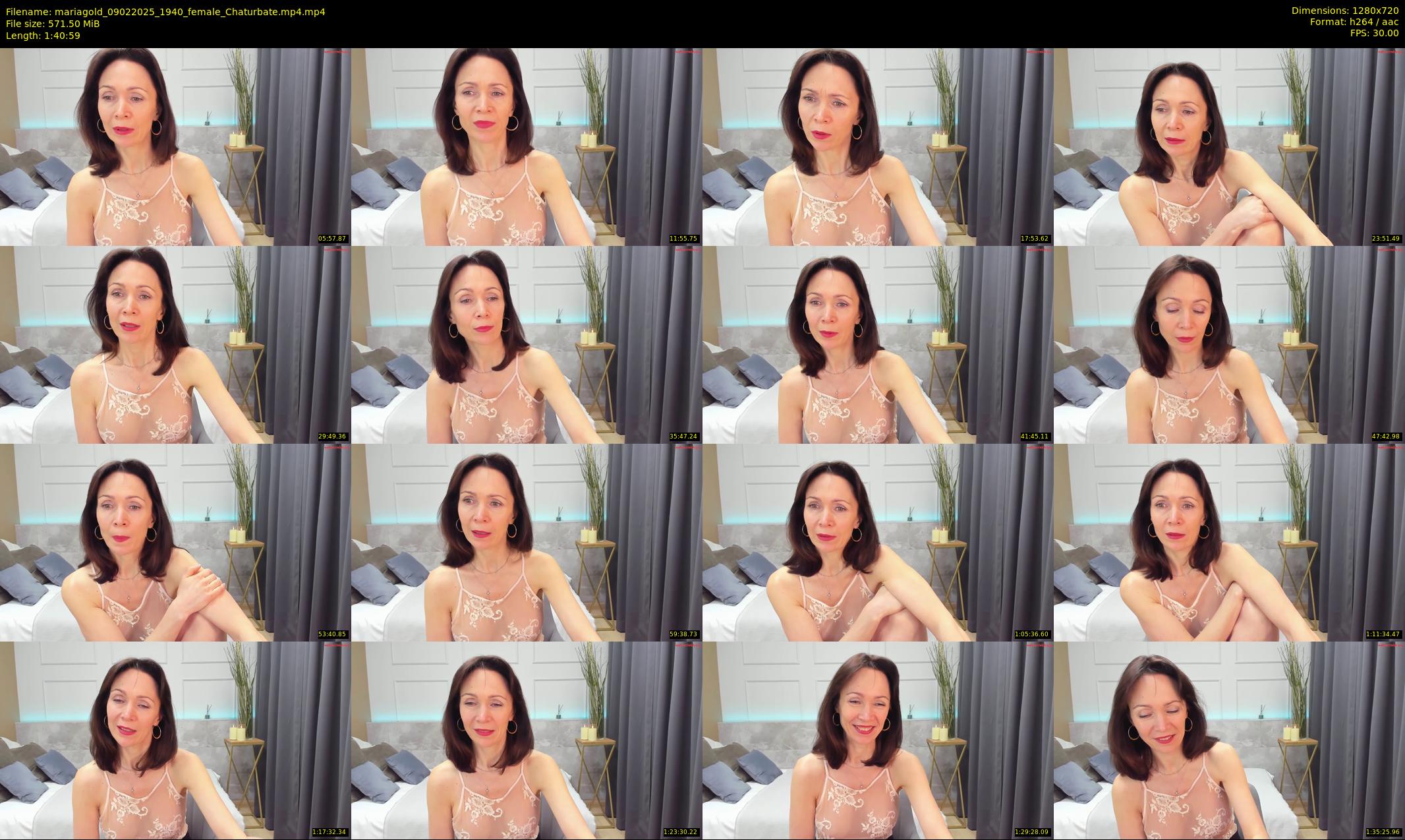 mariagold — 101 minute Chaturbate female cam show recording, 720p, Feb 9, 2025