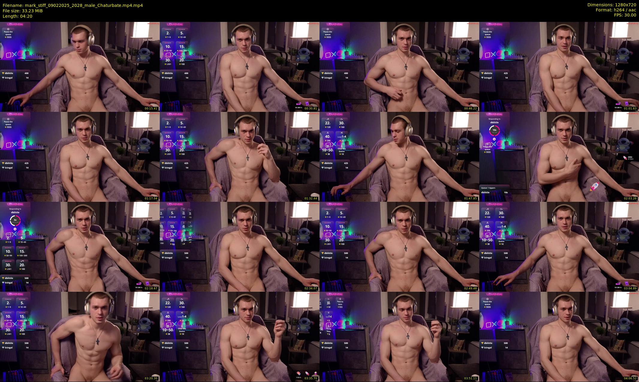 mark_stiff — 5 minute Chaturbate male cam show recording, 720p, Feb 9, 2025