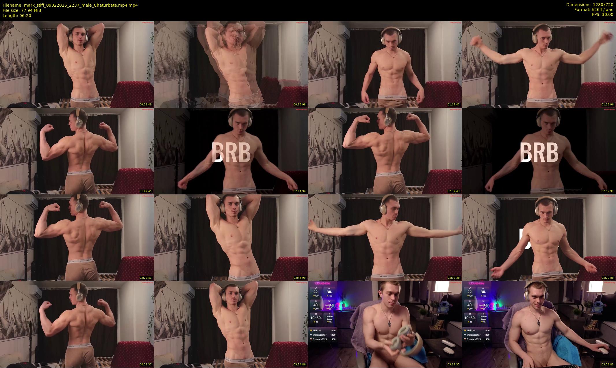 mark_stiff — 7 minute Chaturbate male cam show recording, 720p, Feb 9, 2025