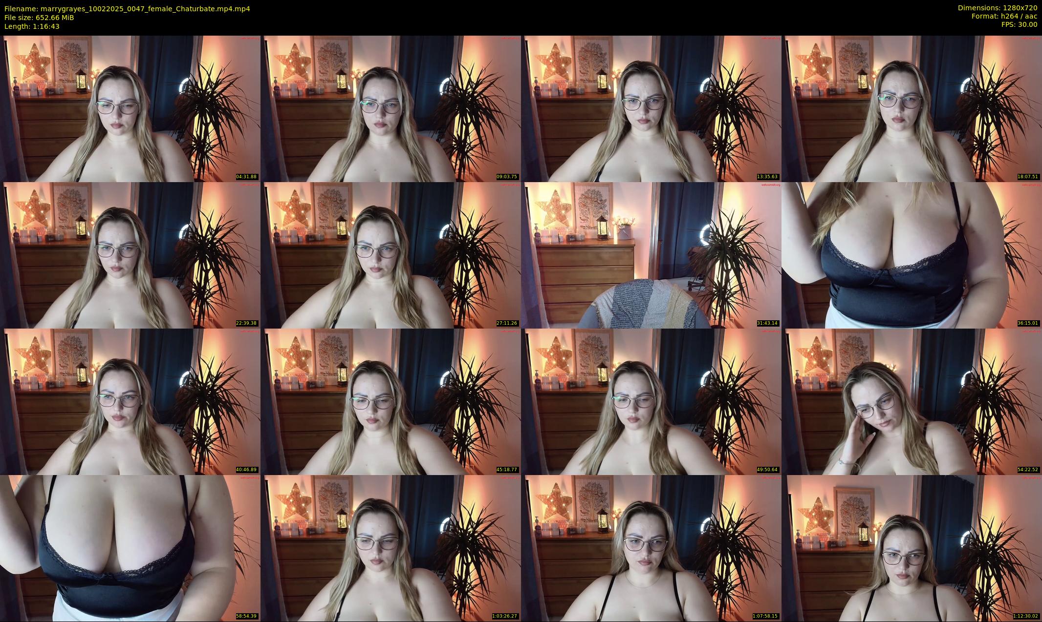 marrygrayes — 77 minute Chaturbate female cam show recording, 720p, Feb 10, 2025