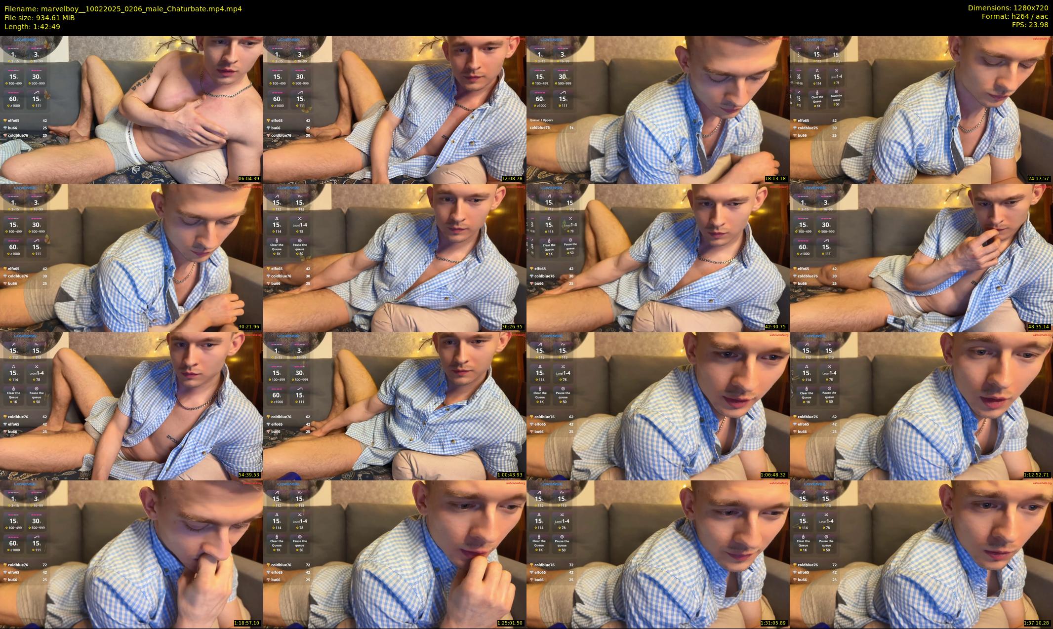 marvelboy_ — 103 minute Chaturbate male cam show recording, 720p, Feb 10, 2025