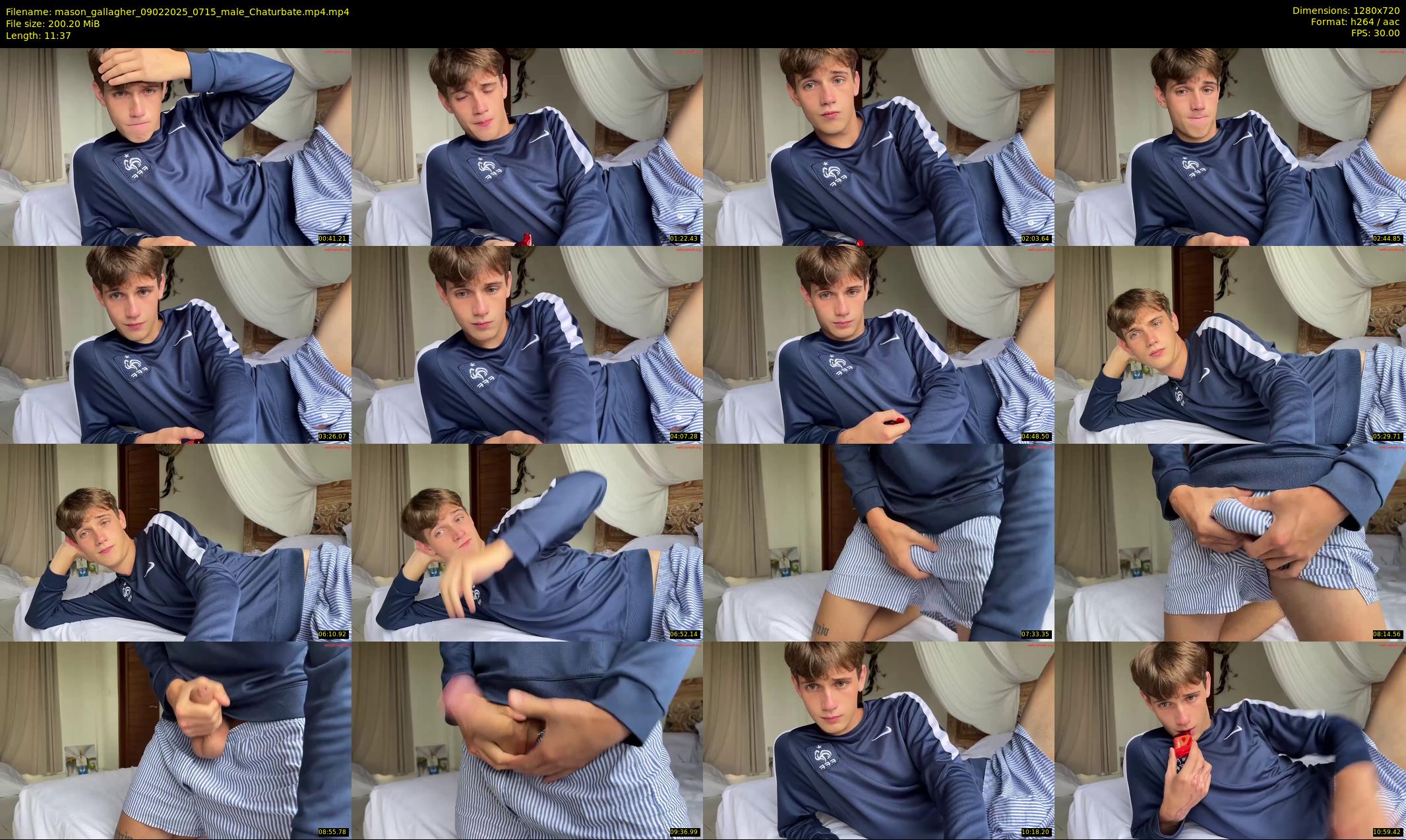 mason_gallagher — 12 minute Chaturbate male cam show recording, 720p, Feb 9, 2025