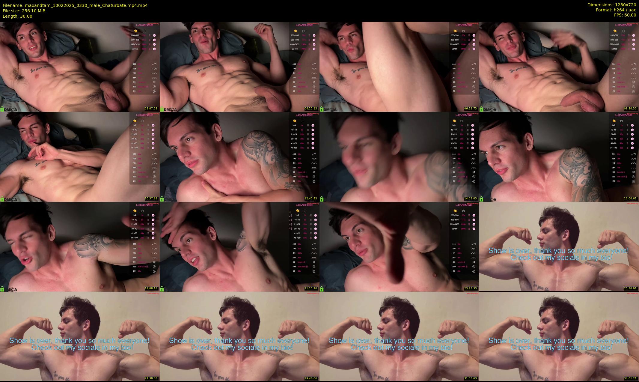 maxandtam — 36 minute Chaturbate couple cam show recording, 720p, Feb 10, 2025
