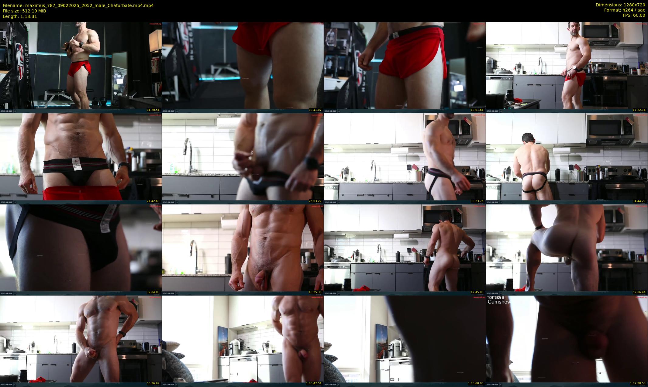 maximus_787 — 74 minute Chaturbate male cam show recording, 720p, Feb 9, 2025