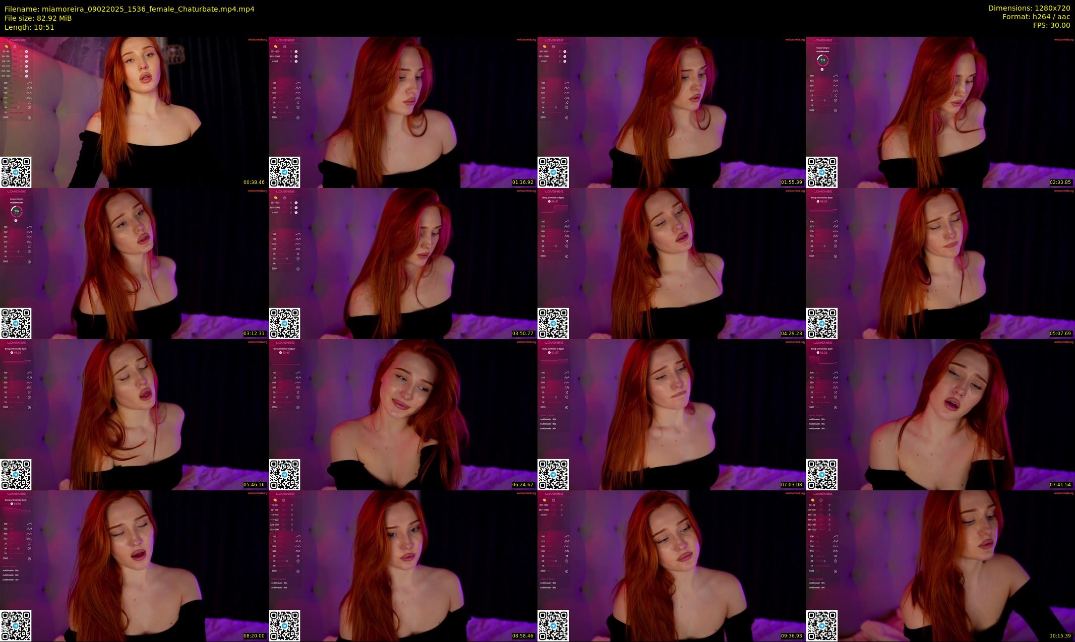 miamoreira — 11 minute Chaturbate female cam show recording, 720p, Feb 9, 2025