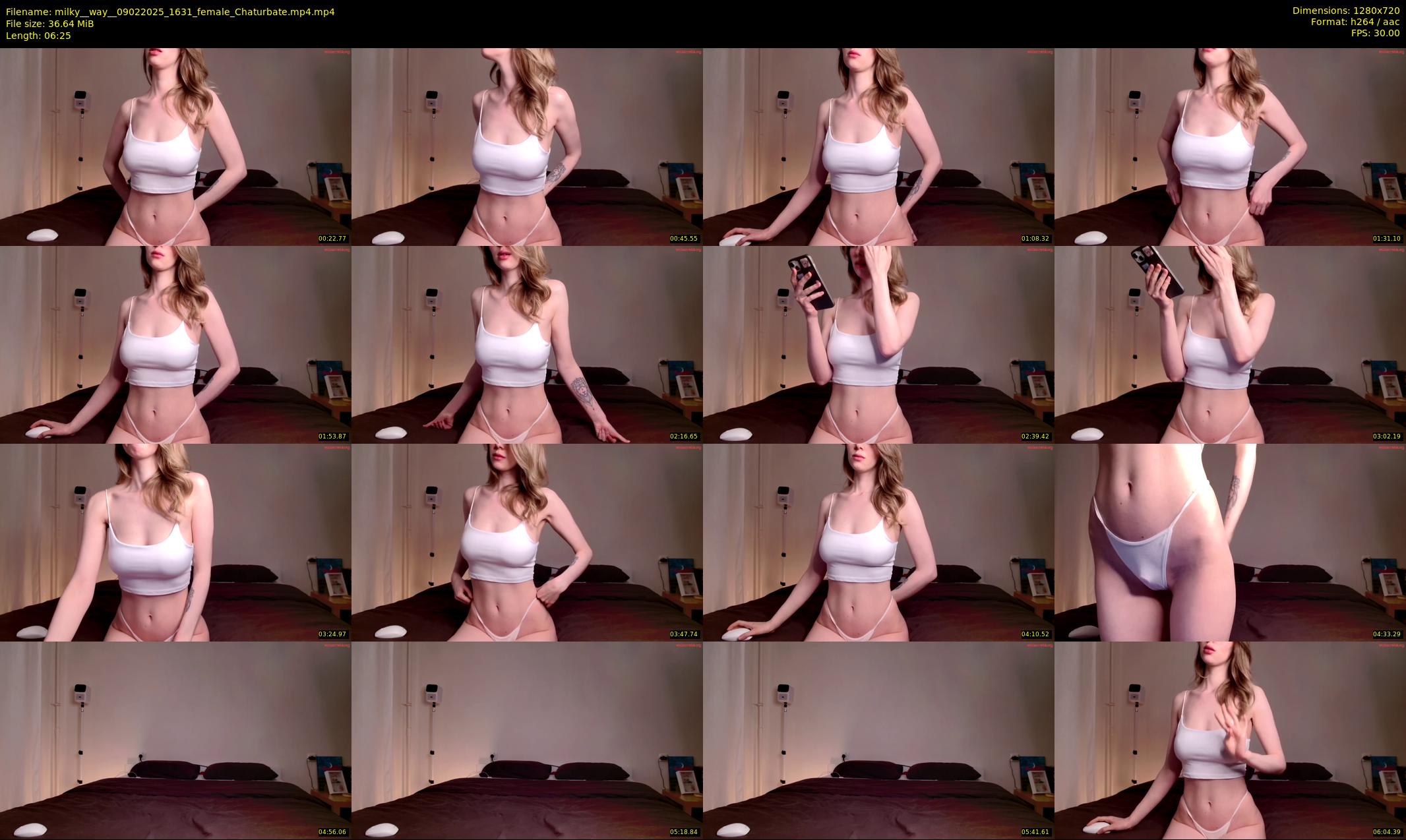 milky__way_ — 7 minute Chaturbate female cam show recording, 720p, Feb 9, 2025