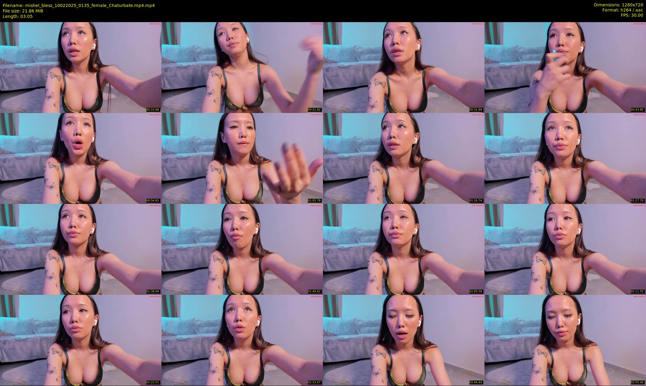 mishel_bless — 4 minute Chaturbate female cam show recording, 720p, Feb 10, 2025