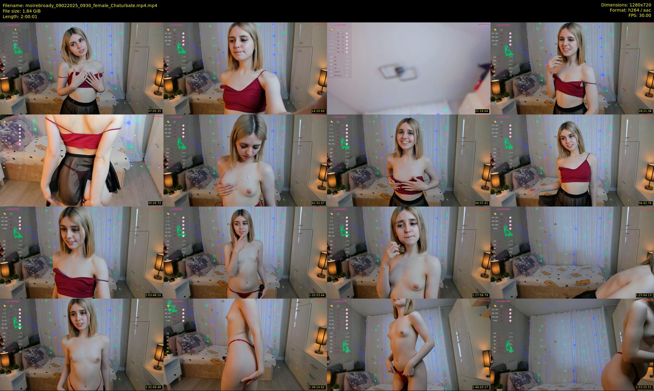 moirebroady — 121 minute Chaturbate female cam show recording, 720p, Feb 9, 2025