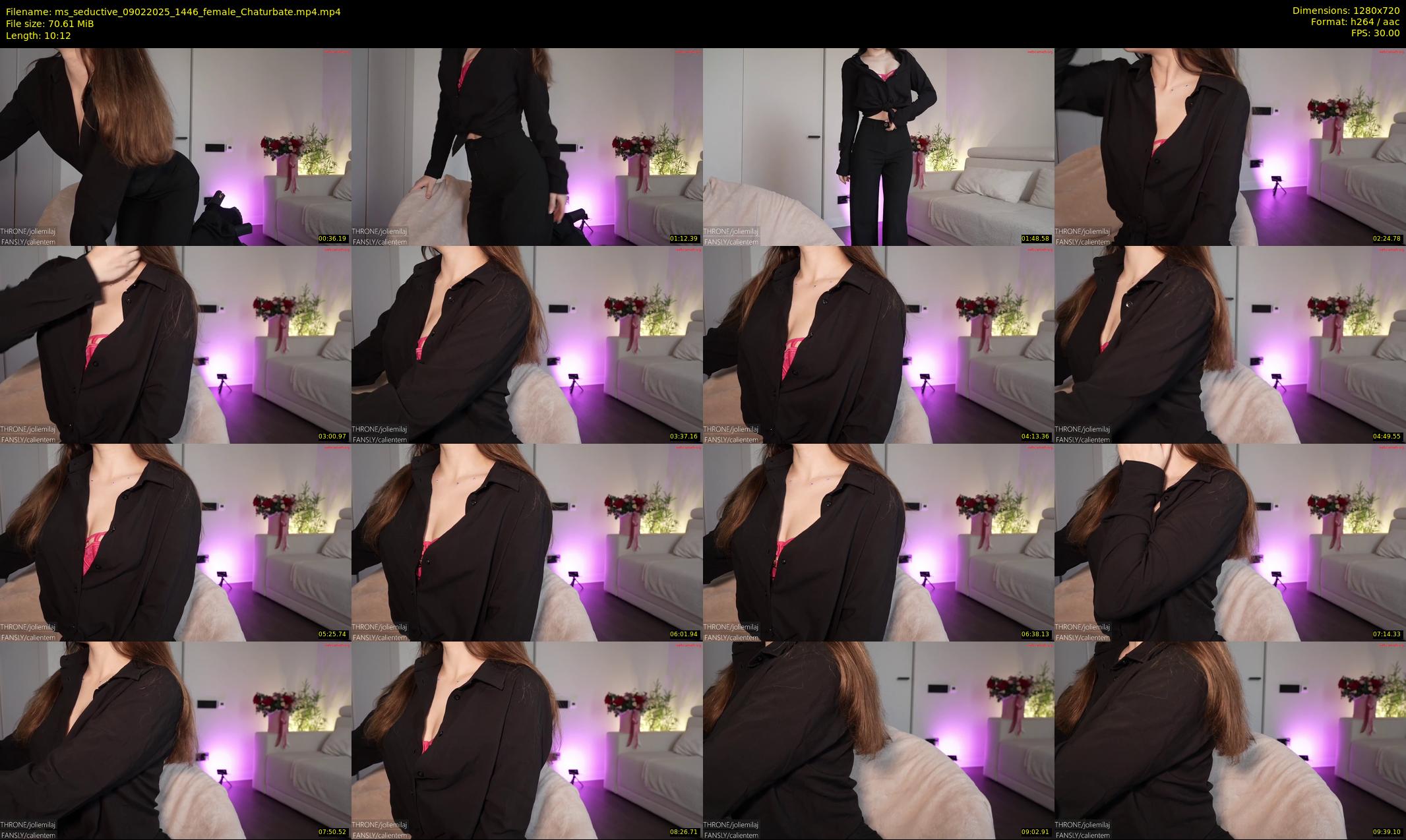 ms_seductive — 11 minute Chaturbate female cam show recording, 720p, Feb 9, 2025