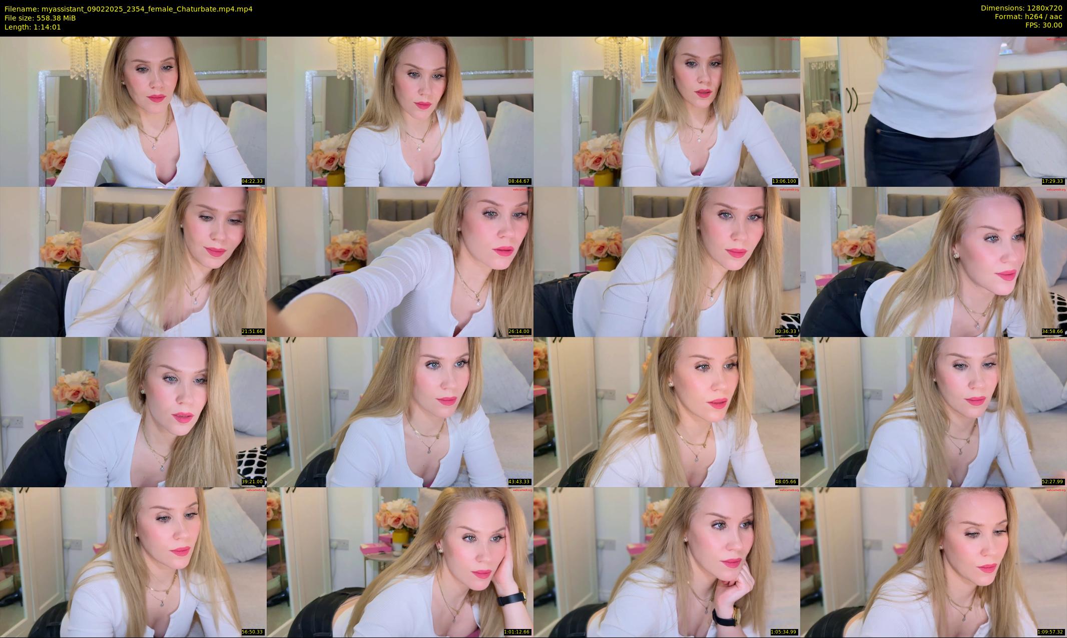 myassistant — 75 minute Chaturbate female cam show recording, 720p, Feb 9, 2025