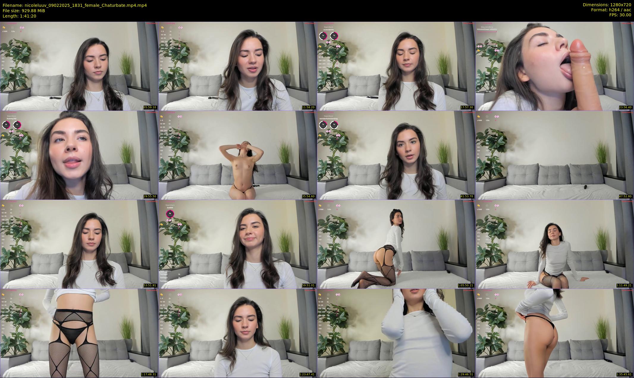 nicoleluuv — 102 minute Chaturbate female cam show recording, 720p, Feb 9, 2025
