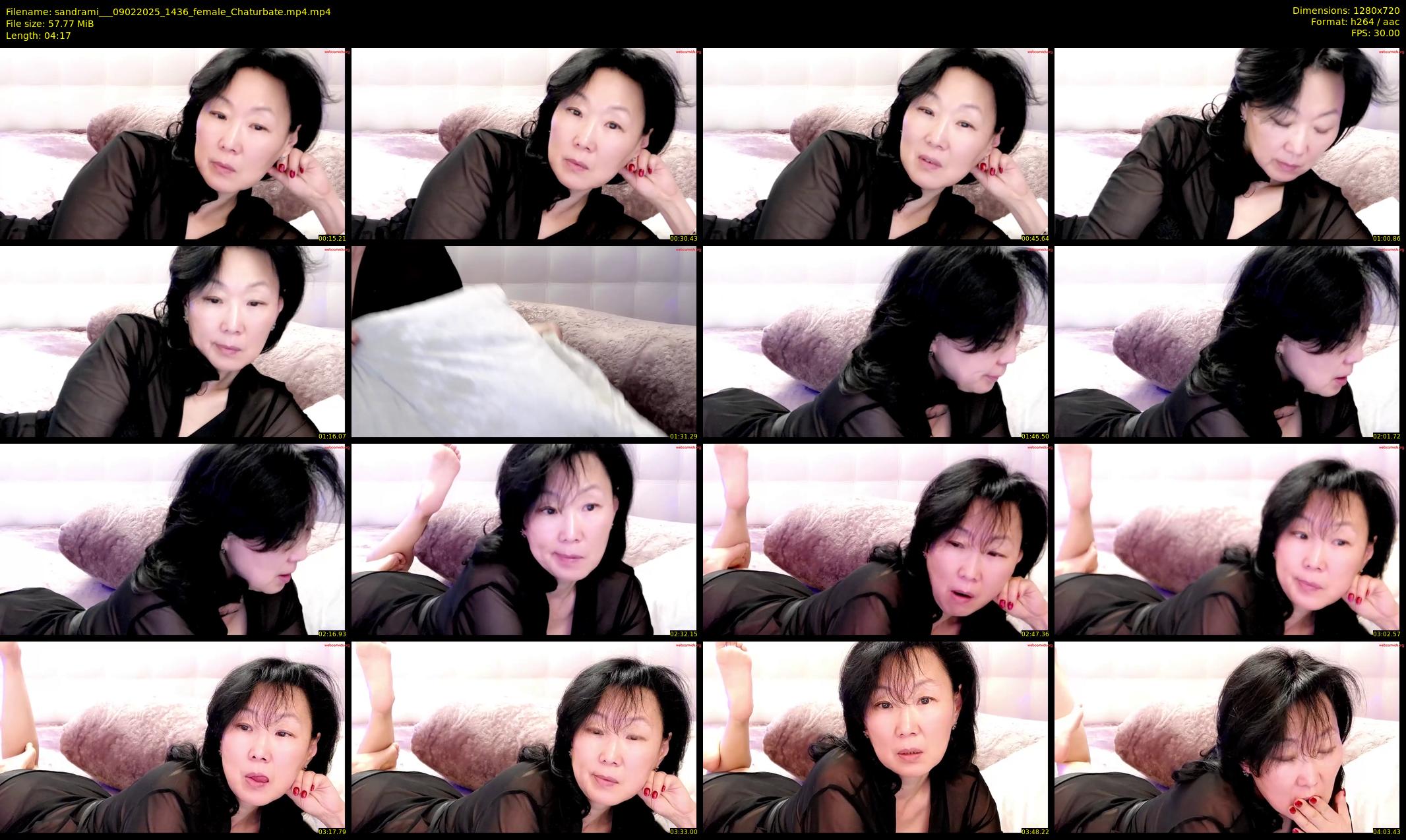 sandrami__ — 5 minute Chaturbate female cam show recording, 720p, Feb 9, 2025