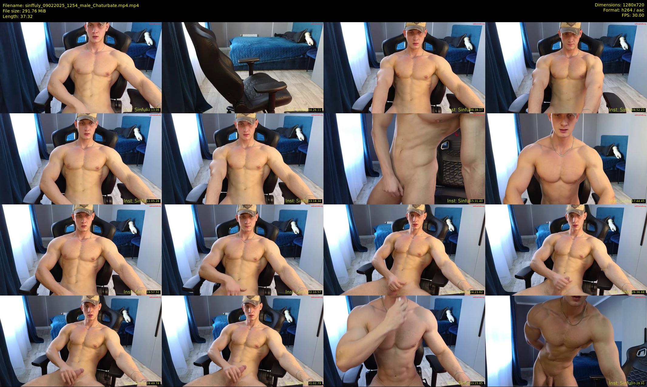sinffuly — 38 minute Chaturbate male cam show recording, 720p, Feb 9, 2025
