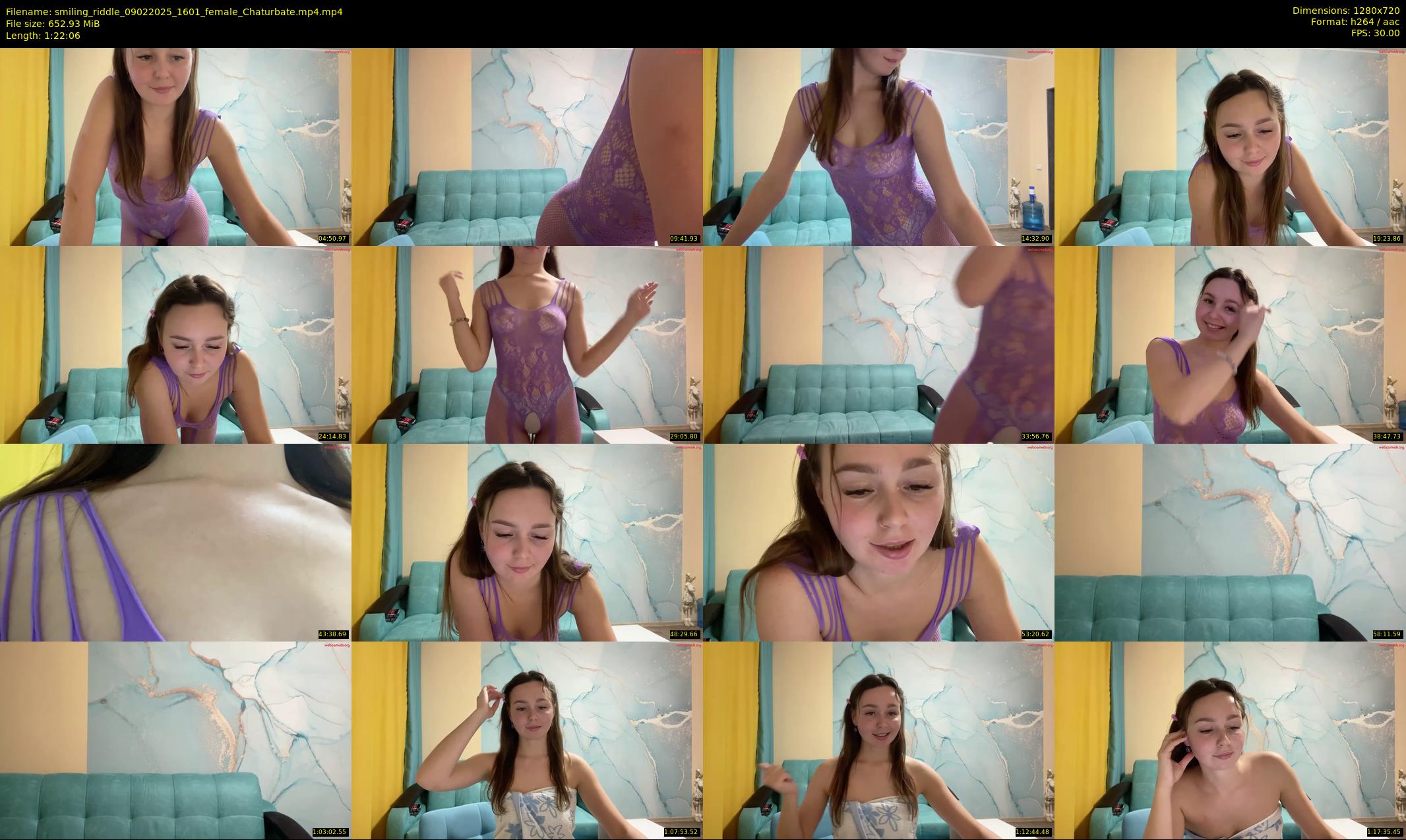 smiling_riddle — 83 minute Chaturbate female cam show recording, 720p, Feb 9, 2025