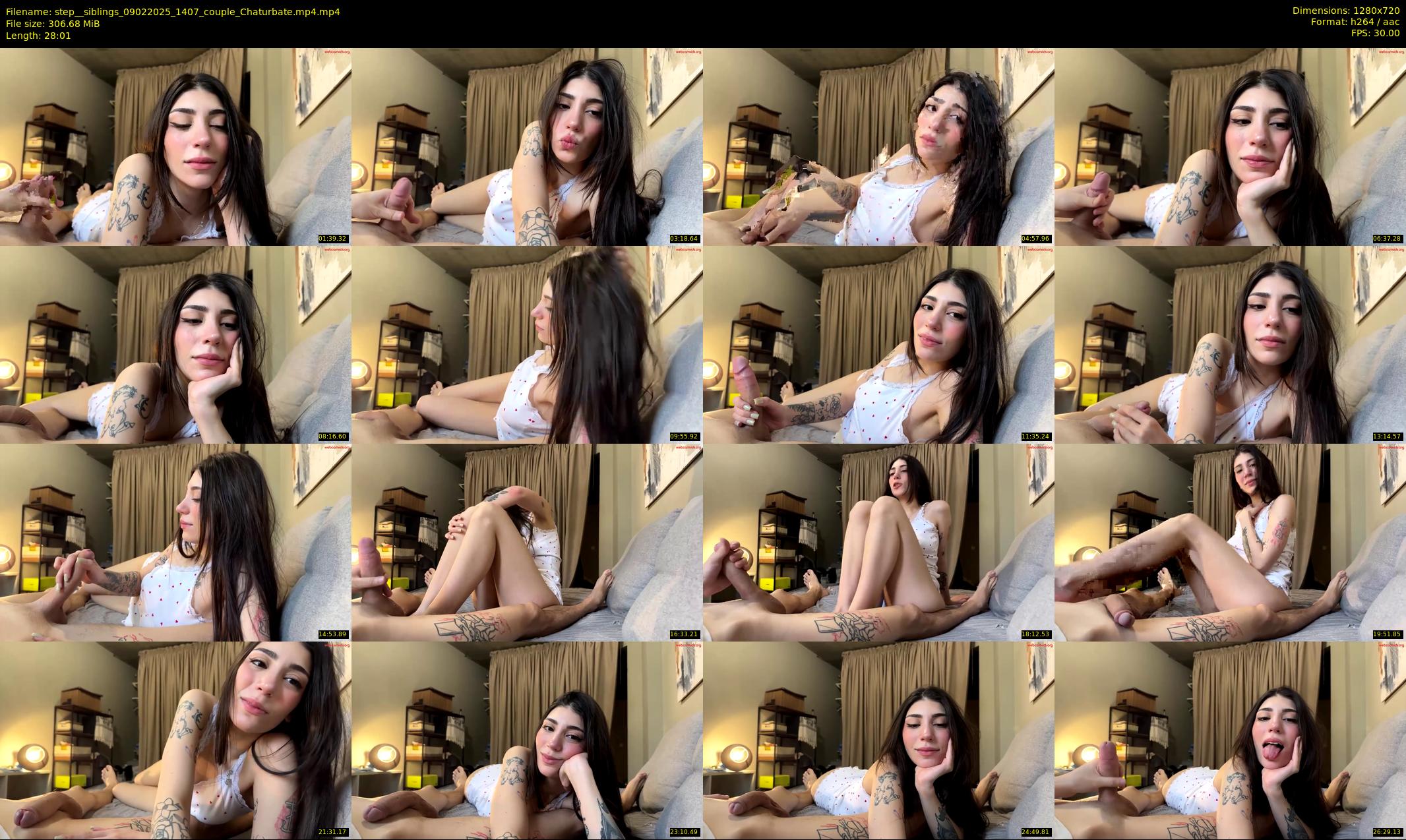 step__siblings — 29 minute Chaturbate couple cam show recording, 720p, Feb 9, 2025