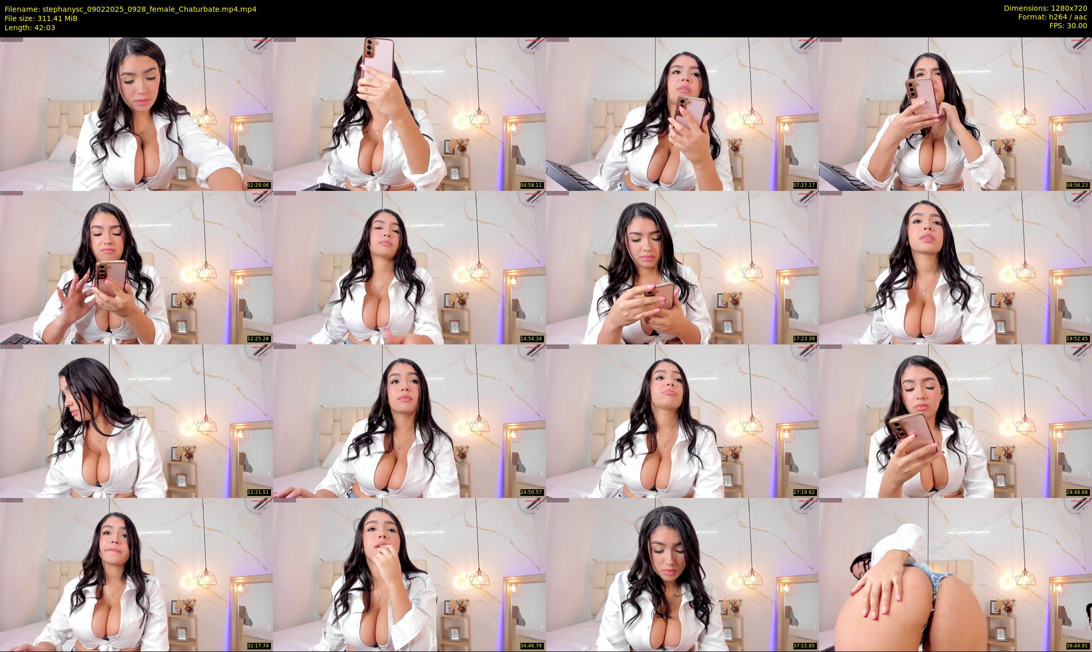stephanysc — 43 minute Chaturbate female cam show recording, 720p, Feb 9, 2025