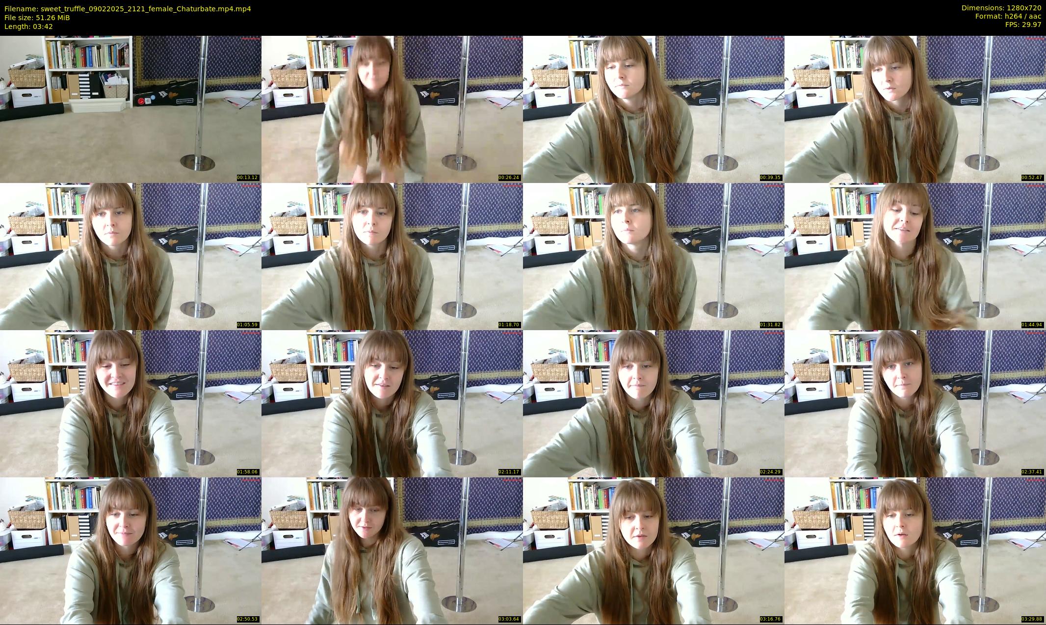 sweet_truffle — 4 minute Chaturbate female cam show recording, 720p, Feb 9, 2025