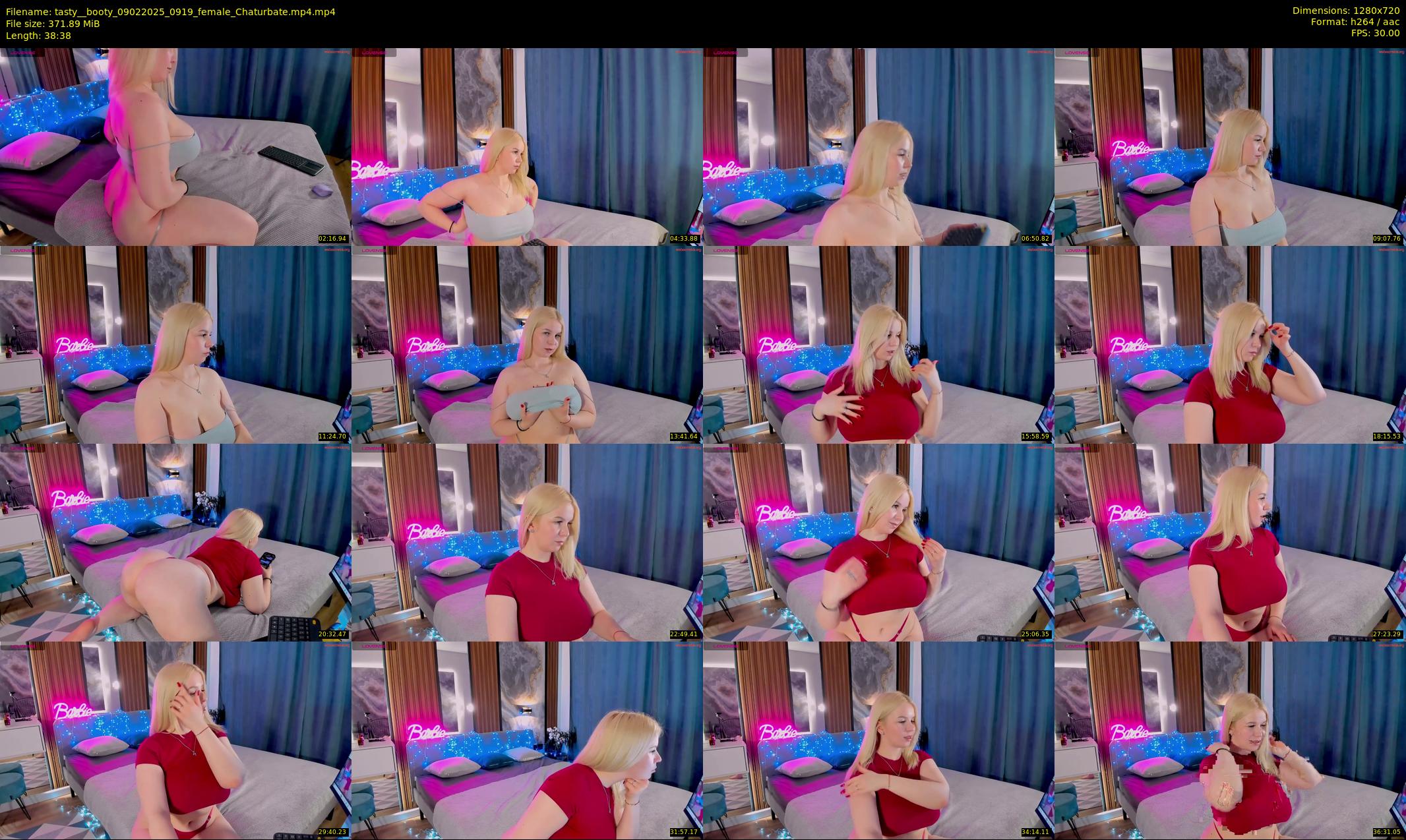 tasty__booty — 39 minute Chaturbate female cam show recording, 720p, Feb 9, 2025