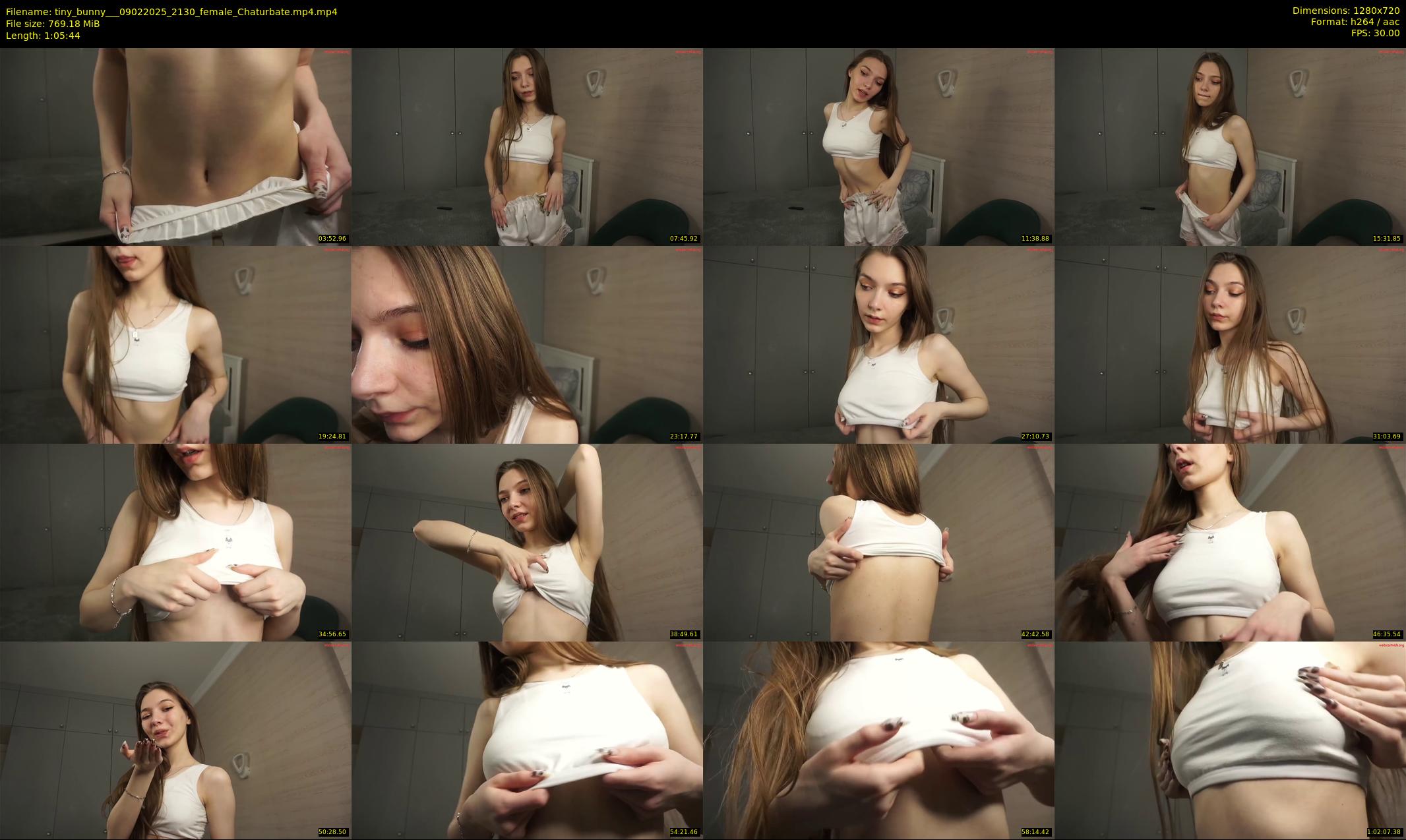 tiny_bunny__ — 66 minute Chaturbate female cam show recording, 720p, Feb 9, 2025