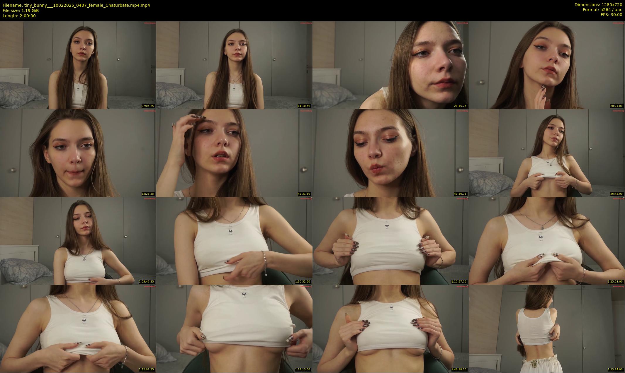 tiny_bunny__ — 120 minute Chaturbate female cam show recording, 720p, Feb 10, 2025