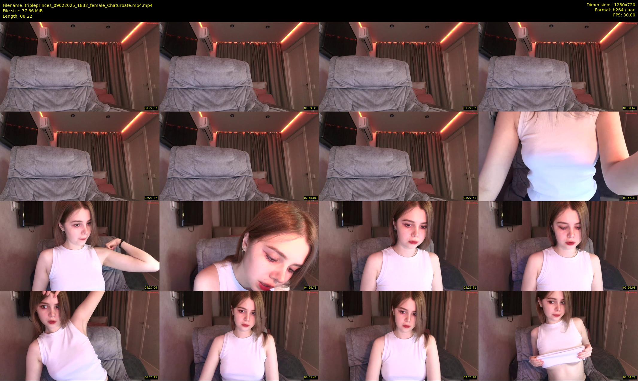 tripleprinces — 9 minute Chaturbate female cam show recording, 720p, Feb 9, 2025
