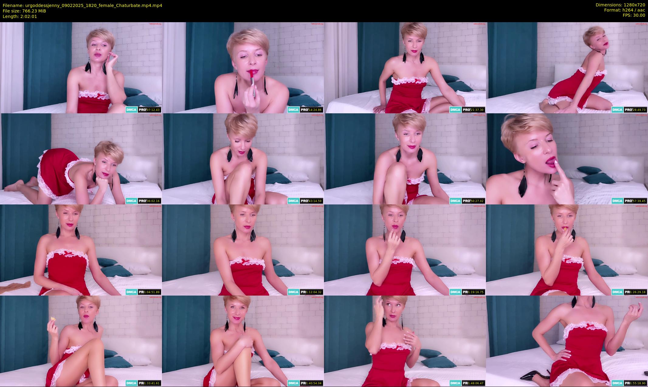 urgoddessjenny — 123 minute Chaturbate female cam show recording, 720p, Feb 9, 2025