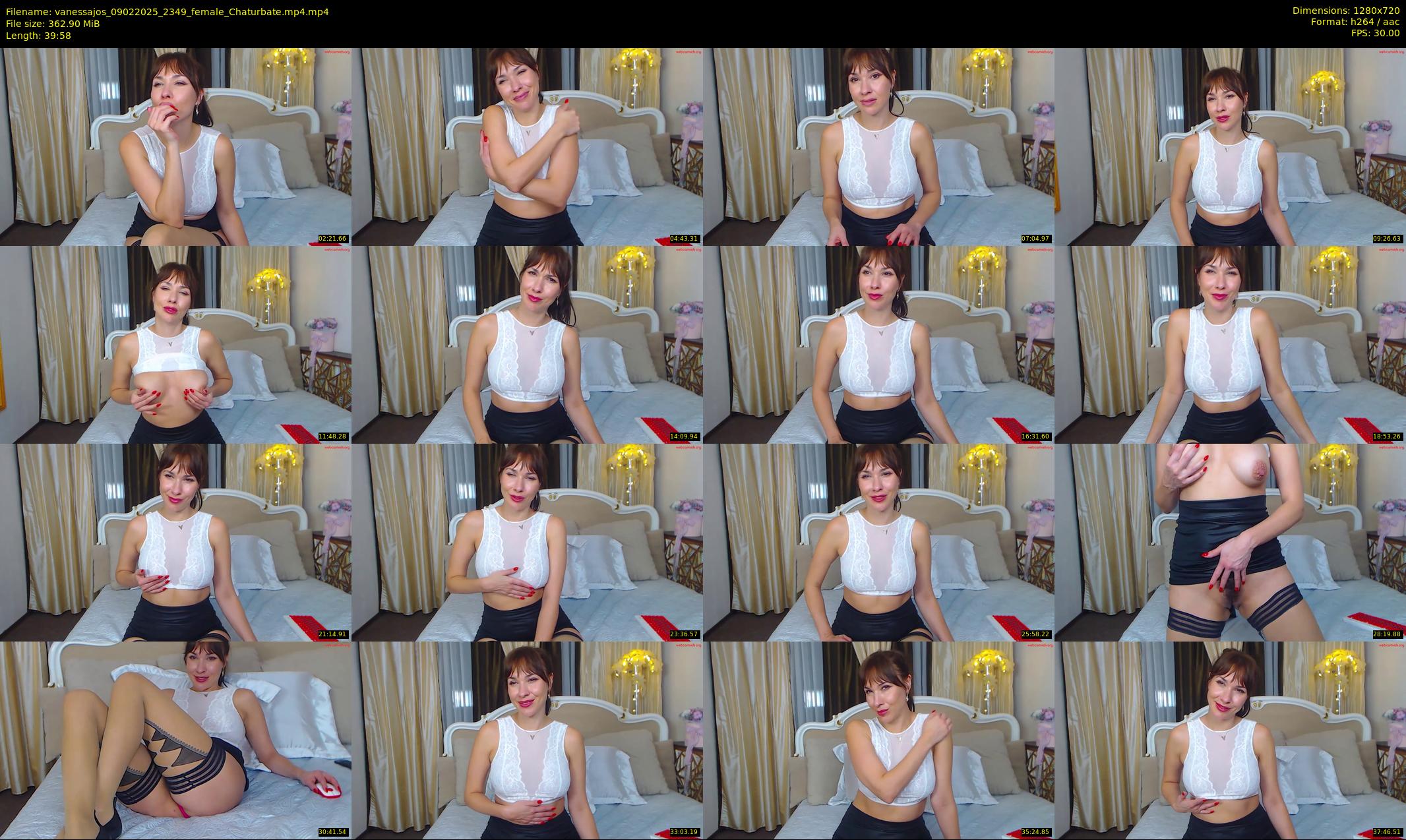 vanessajos — 40 minute Chaturbate female cam show recording, 720p, Feb 9, 2025
