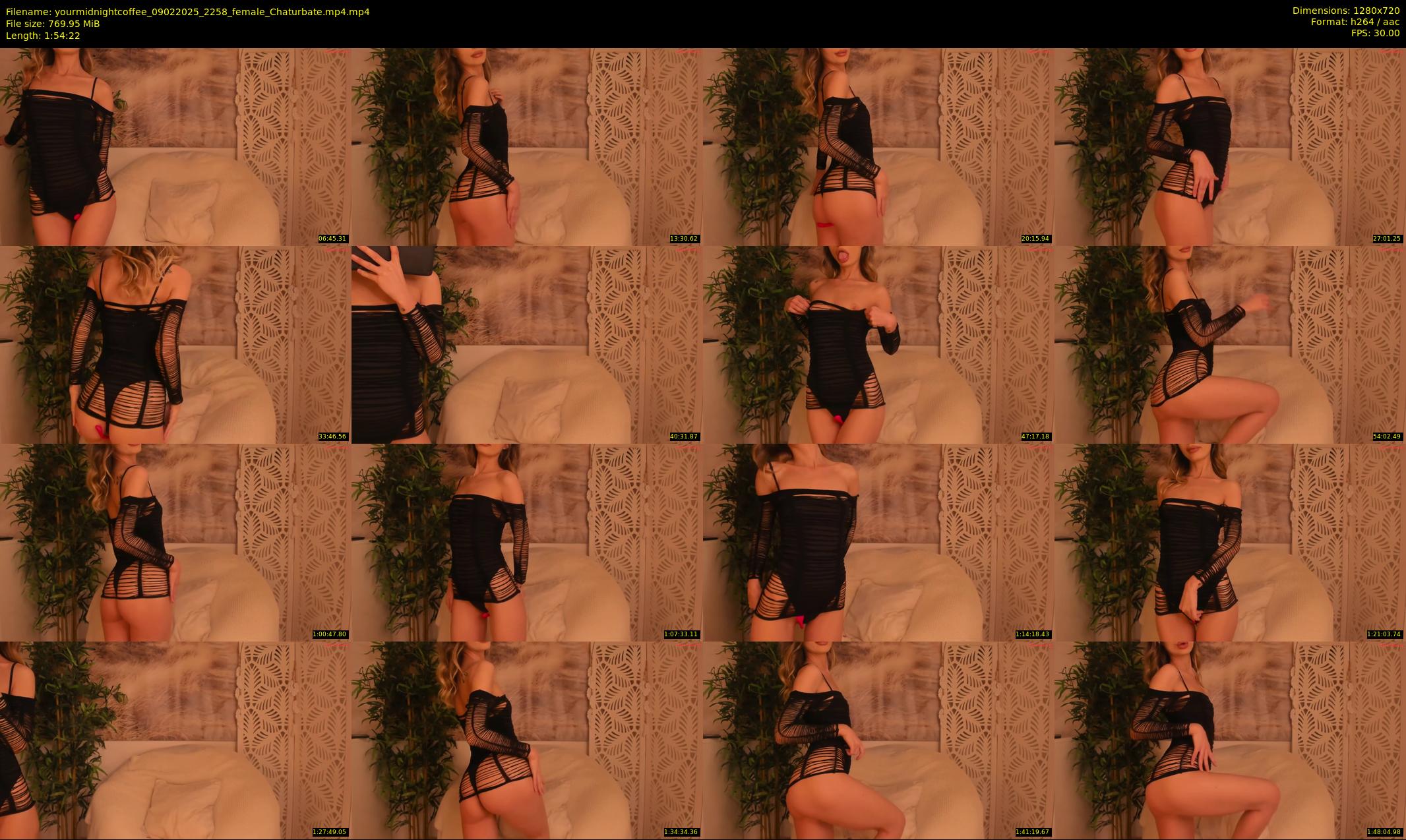 yourmidnightcoffee — 115 minute Chaturbate female cam show recording, 720p, Feb 9, 2025