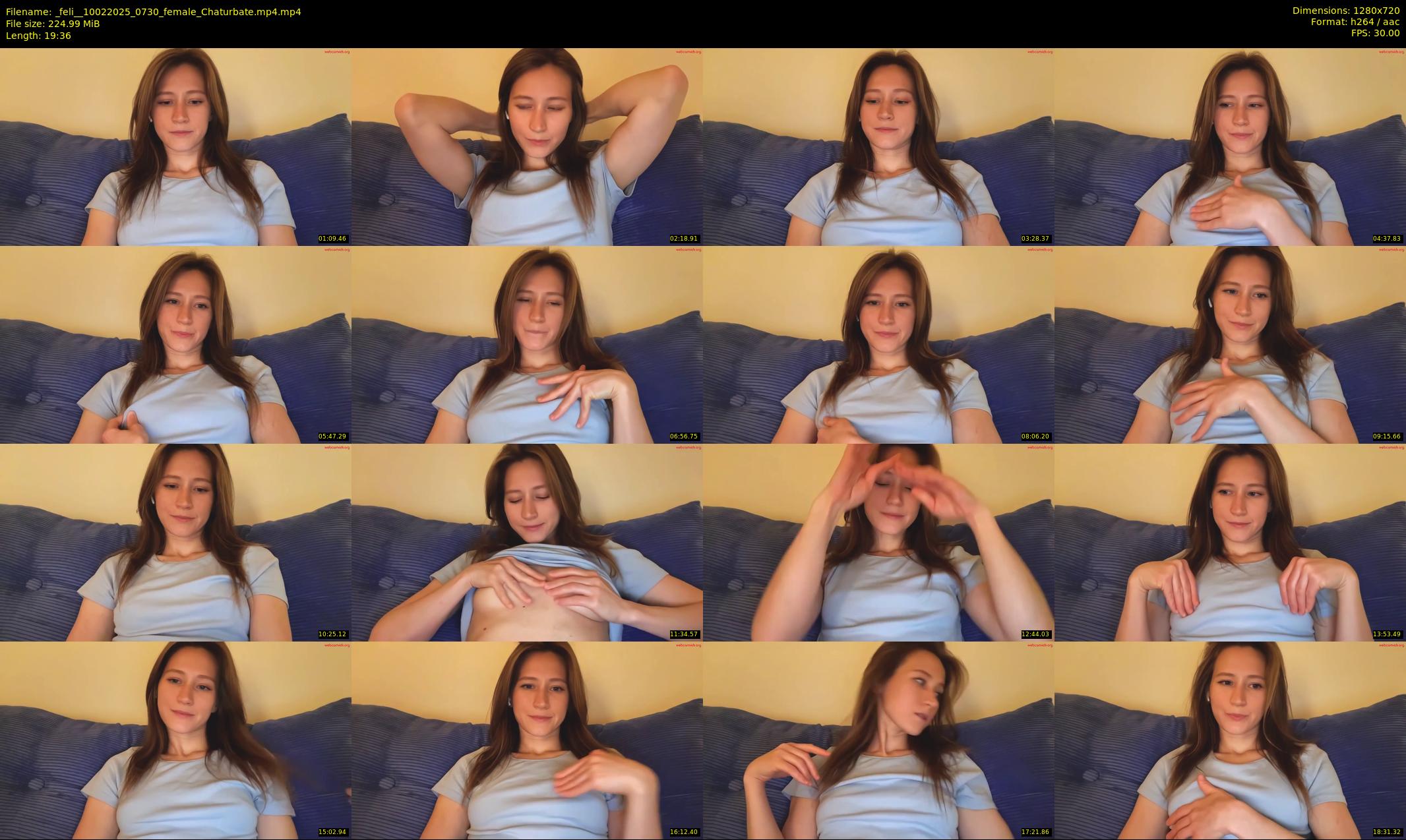 _feli_ — 20 minute Chaturbate female cam show recording, 720p, Feb 10, 2025