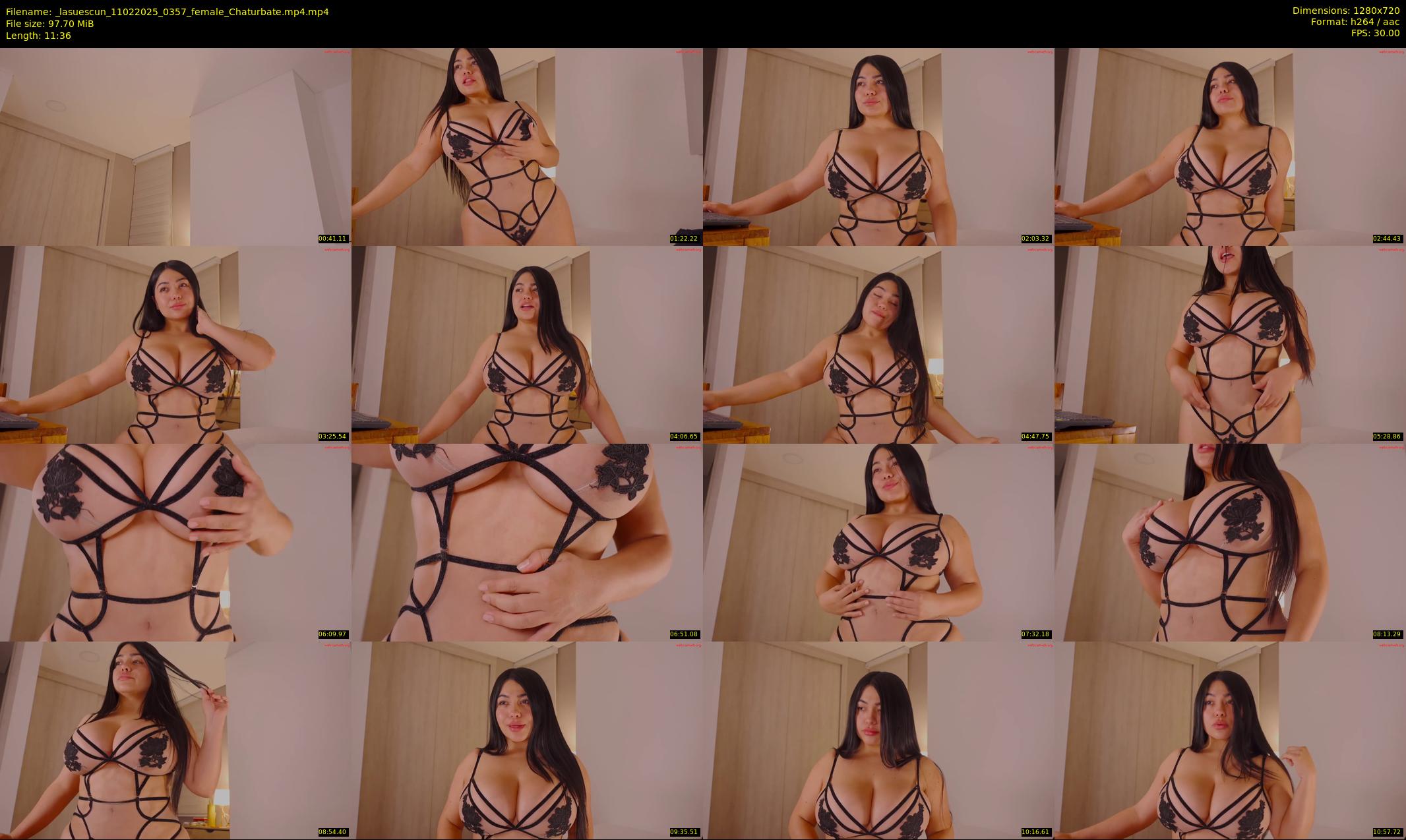 _lasuescun — 12 minute Chaturbate female cam show recording, 720p, Feb 11, 2025