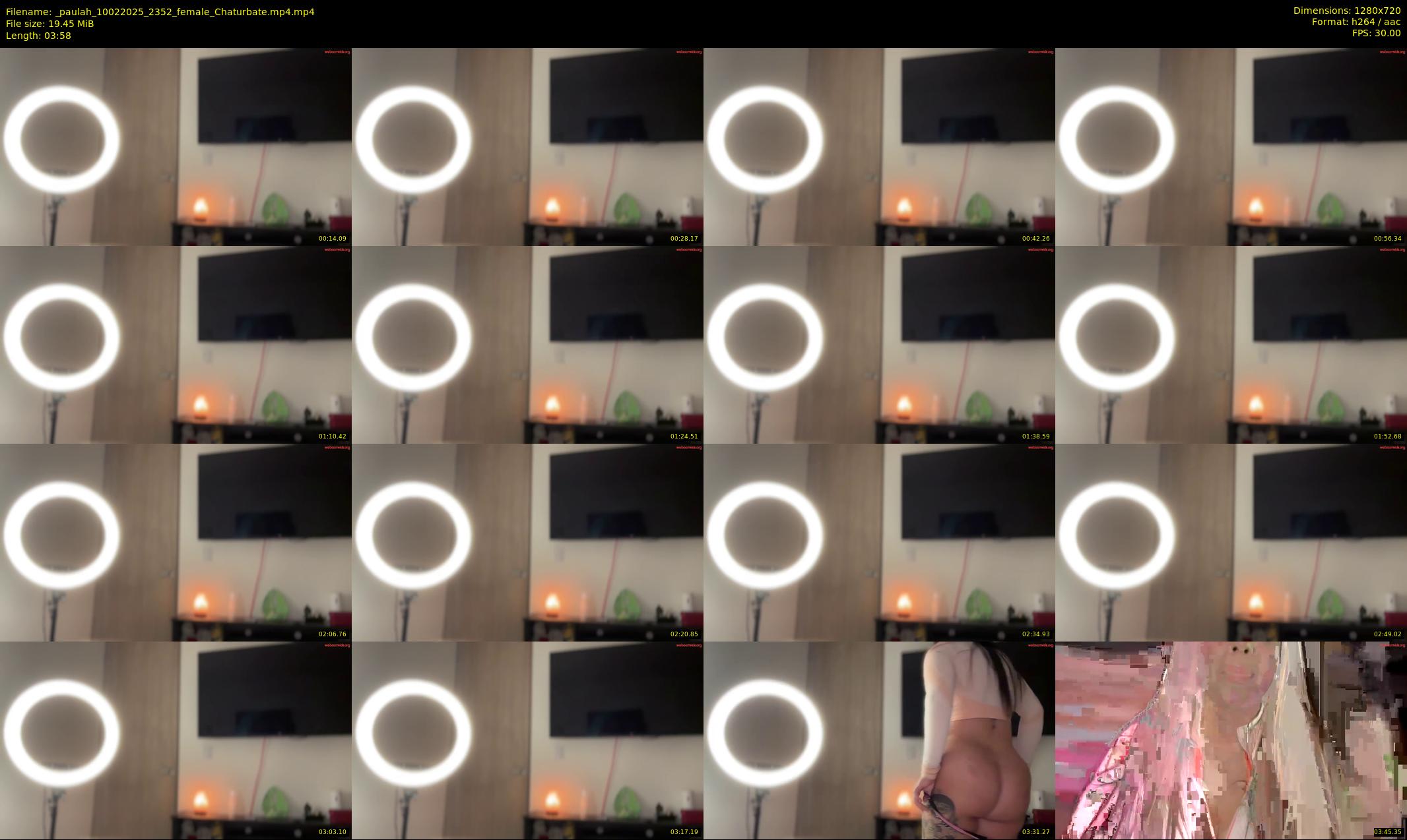 _paulah — 4 minute Chaturbate female cam show recording, 720p, Feb 10, 2025