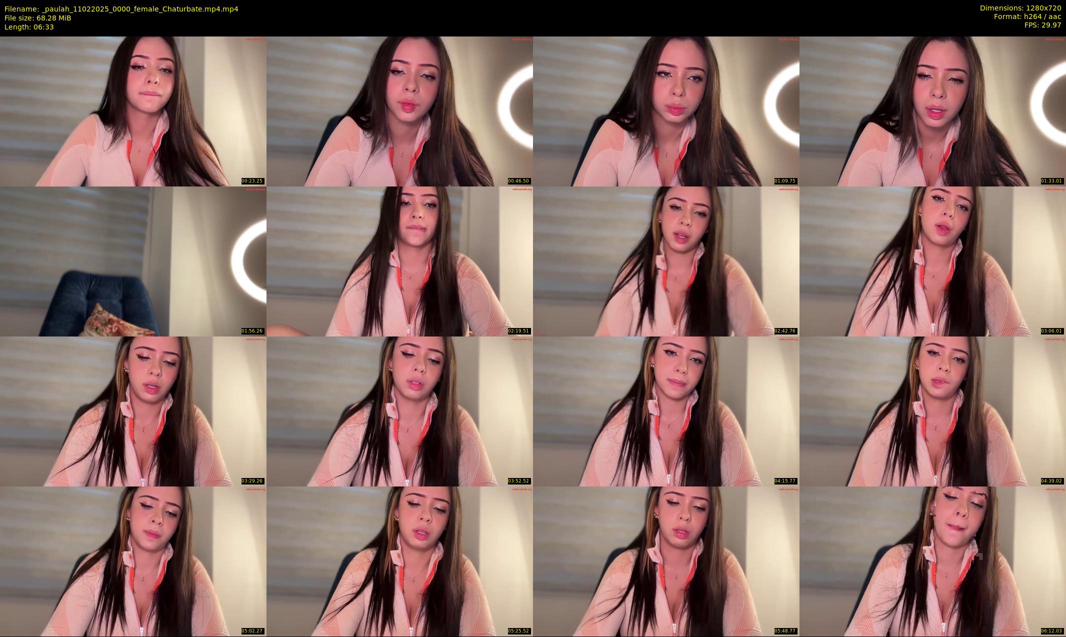 _paulah — 7 minute Chaturbate female cam show recording, 720p, Feb 11, 2025
