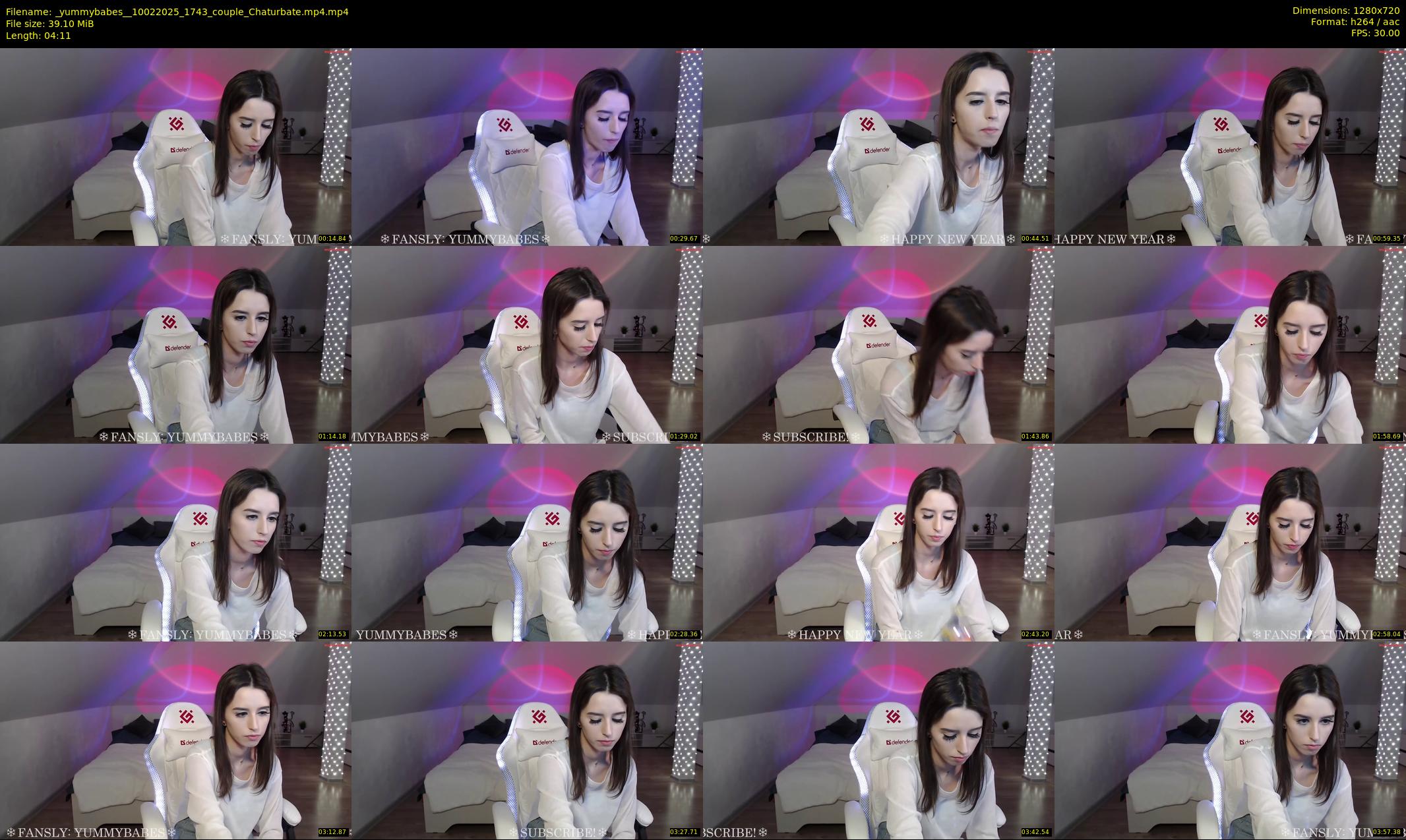 _yummybabes_ — 5 minute Chaturbate couple cam show recording, 720p, Feb 10, 2025