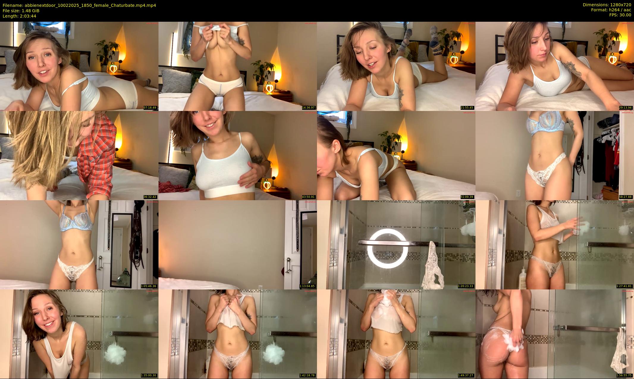 abbienextdoor — 124 minute Chaturbate female cam show recording, 720p, Feb 10, 2025