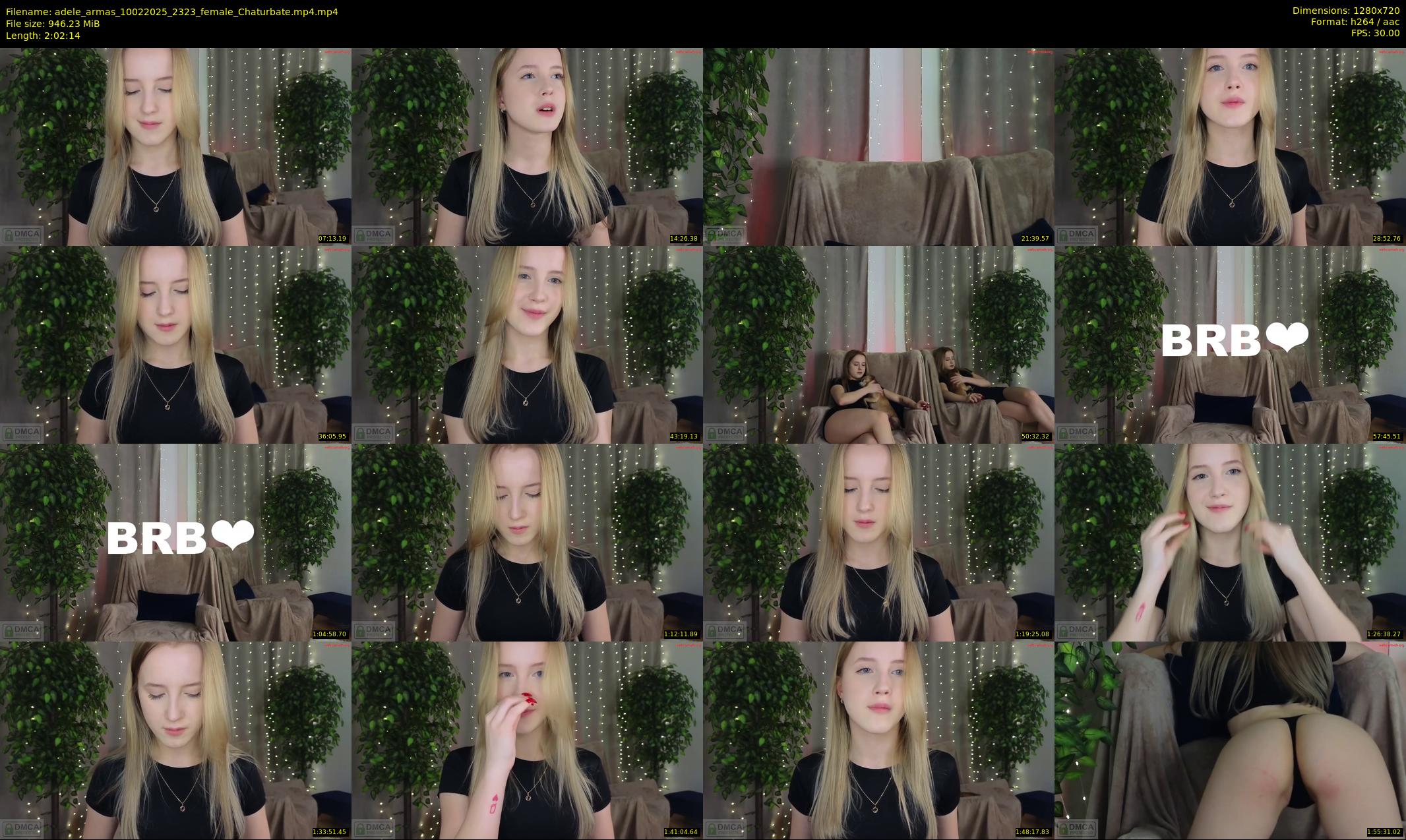 adele_armas — 123 minute Chaturbate female cam show recording, 720p, Feb 10, 2025